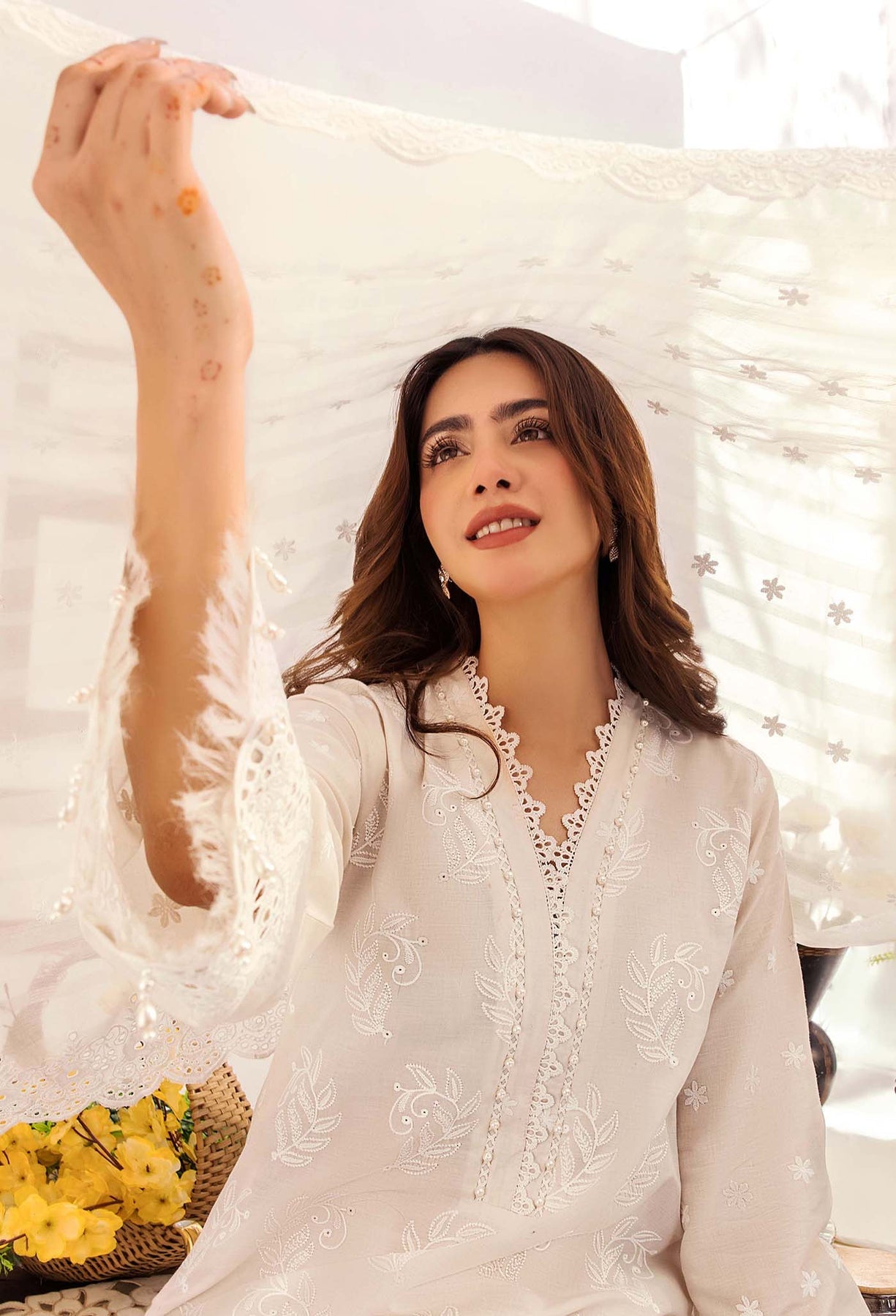 Adans Libas | Stella Chikankari 25 | 1024 - Official Adans Libas stockist in UK - Sakeena London