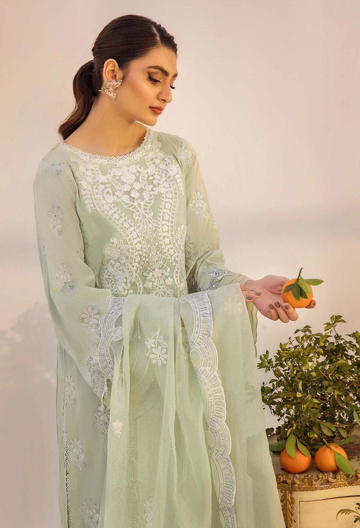 Adans Libas | Chikankari 25 | 4775 - Official Adans Libas stockist in UK - Sakeena London