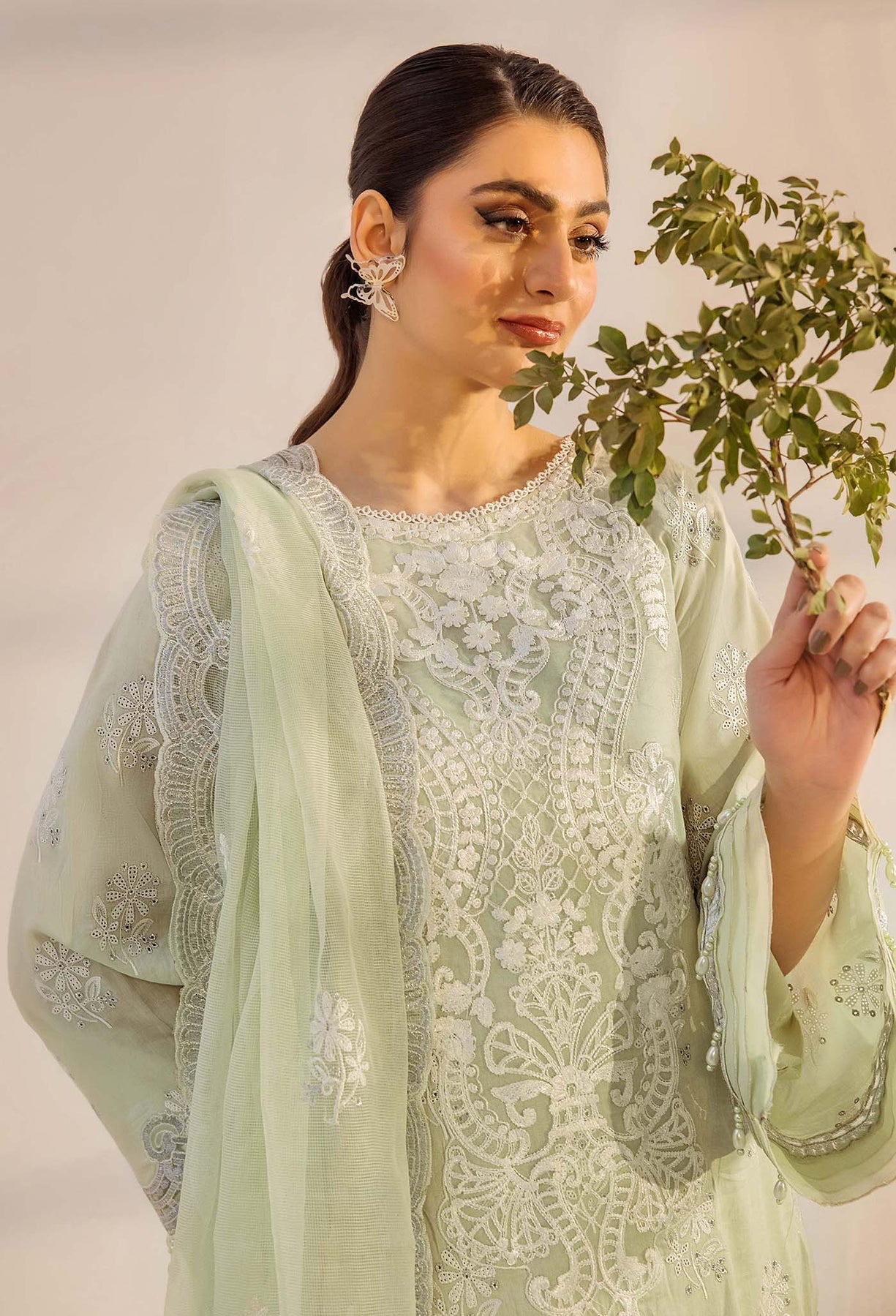 Adans Libas | Chikankari 25 | 4775 - Official Adans Libas stockist in UK - Sakeena London