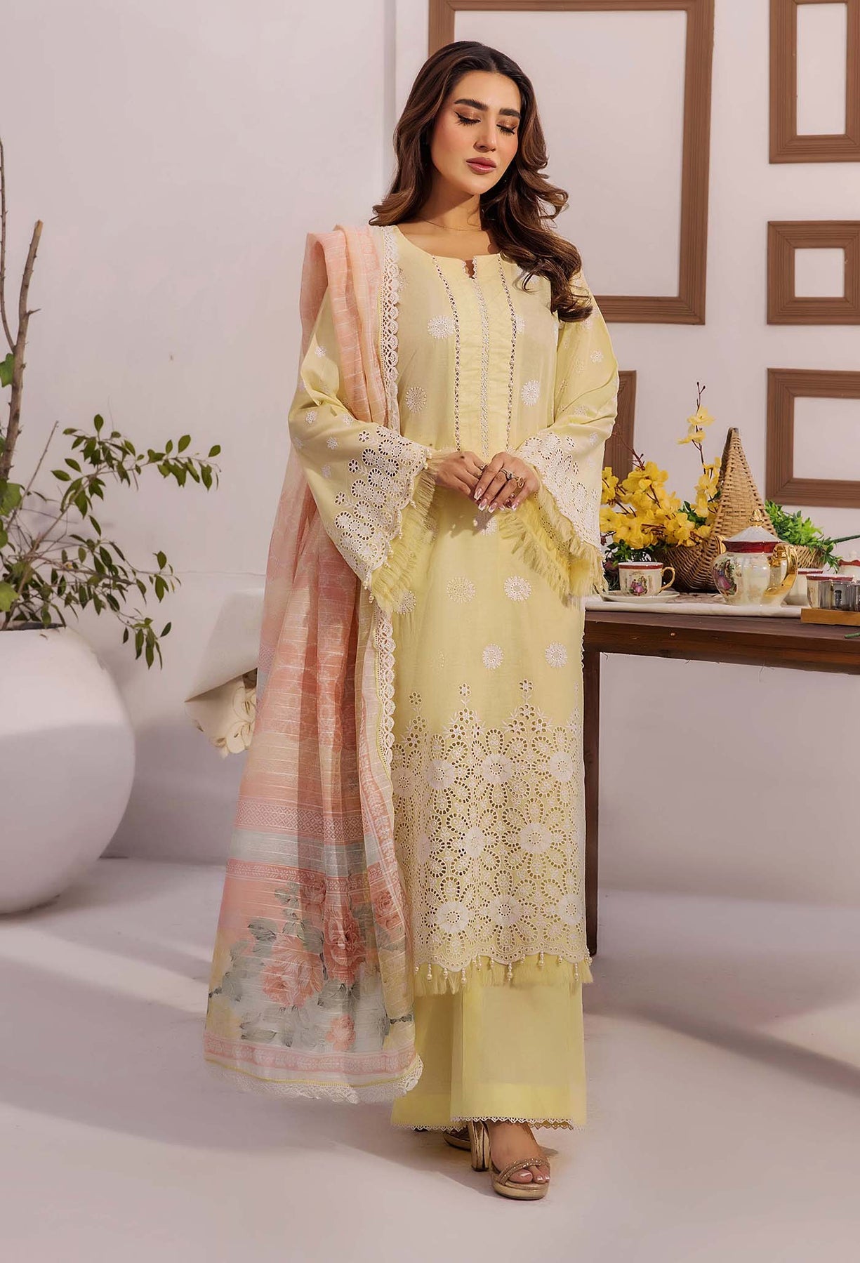 Adans Libas | Stella Chikankari 25 | 1023 - Official Adans Libas stockist in UK - Sakeena London