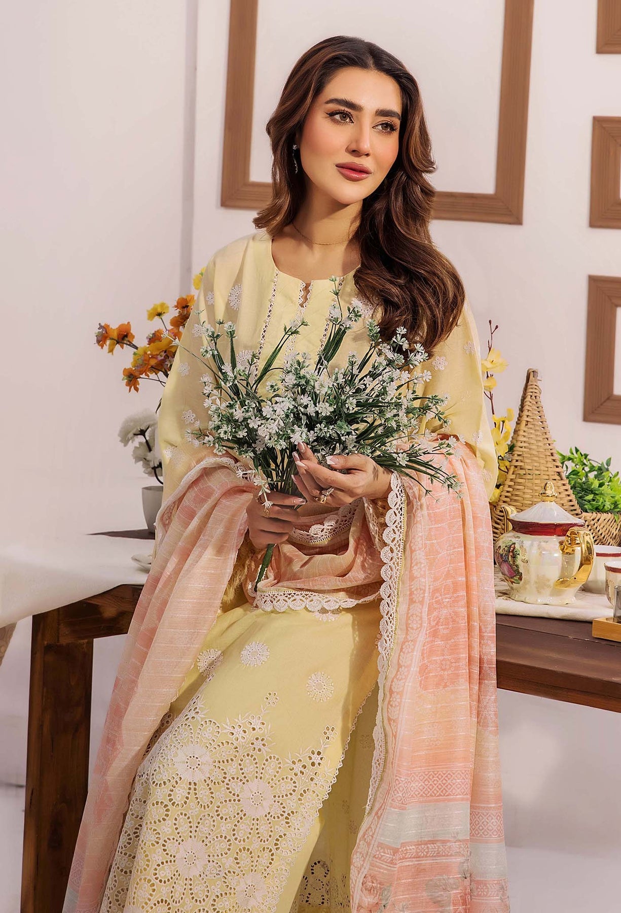 Adans Libas | Stella Chikankari 25 | 1023 - Official Adans Libas stockist in UK - Sakeena London