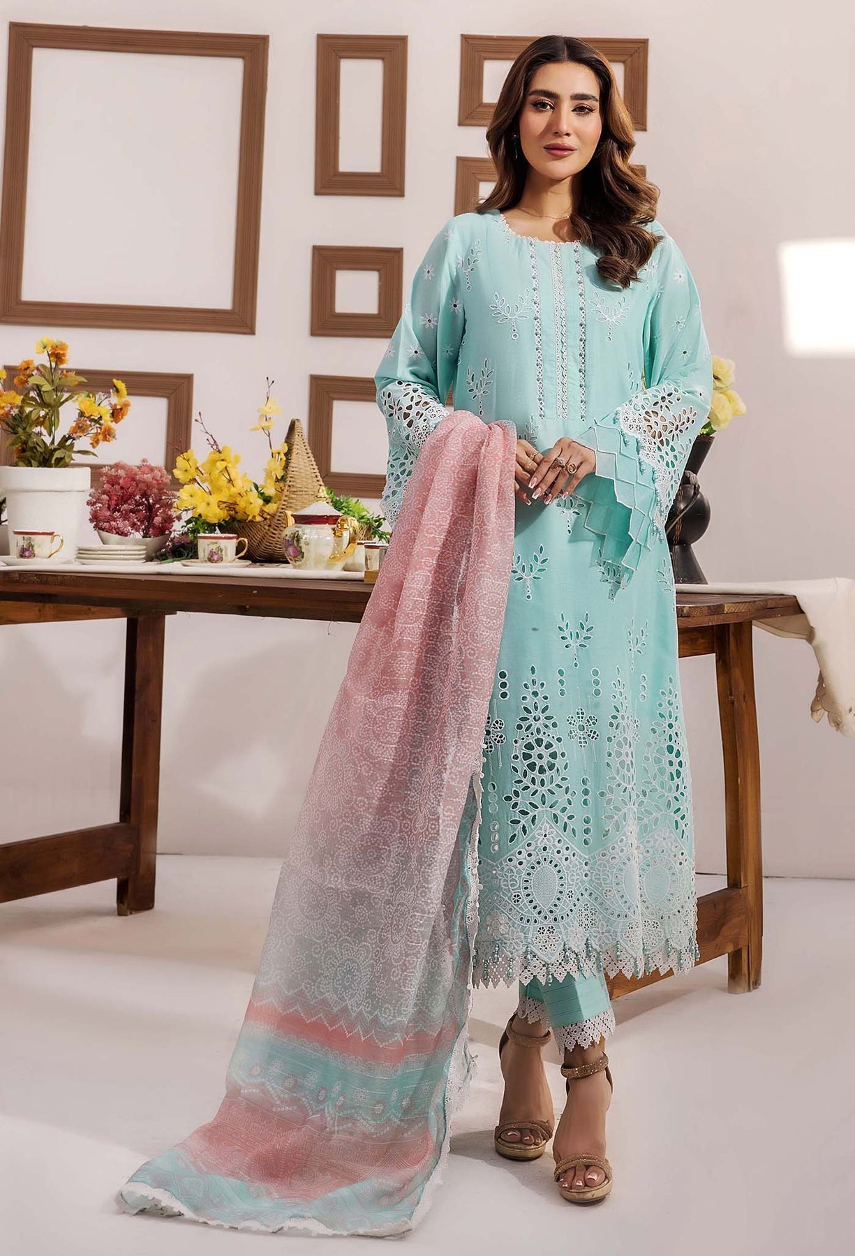 Adans Libas | Stella Chikankari 25 | 1022 - Official Adans Libas stockist in UK - Sakeena London