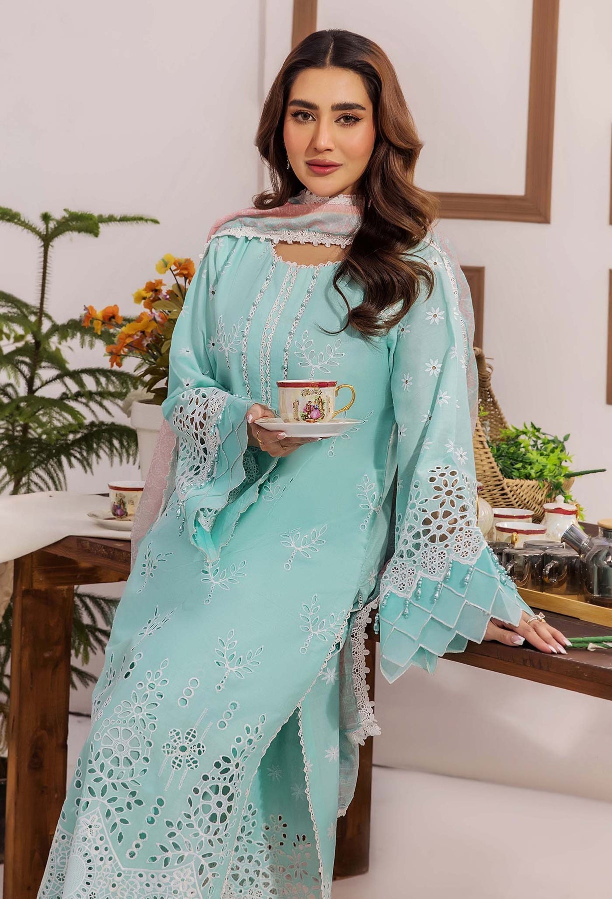 Adans Libas | Stella Chikankari 25 | 1022 - Official Adans Libas stockist in UK - Sakeena London