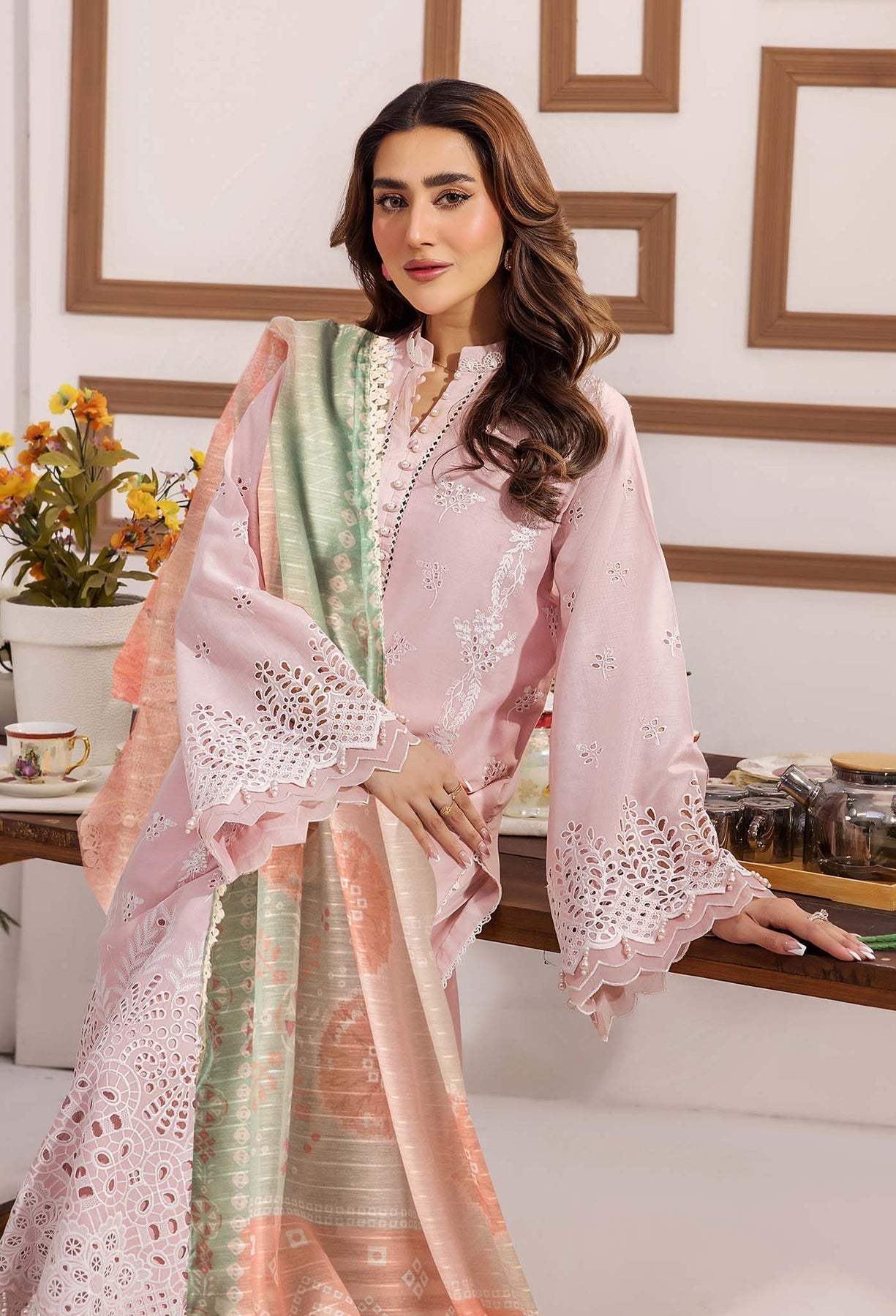 Adans Libas | Stella Chikankari 25 | 1029 - Official Adans Libas stockist in UK - Sakeena London