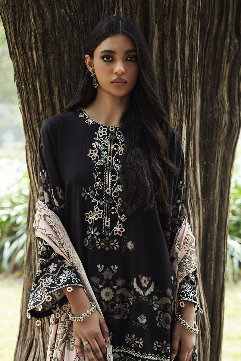 Cross Stitch | Khaddar Linen 25 | BLACK NOIR - Official Cross Stitch stockist in UK - Sakeena London