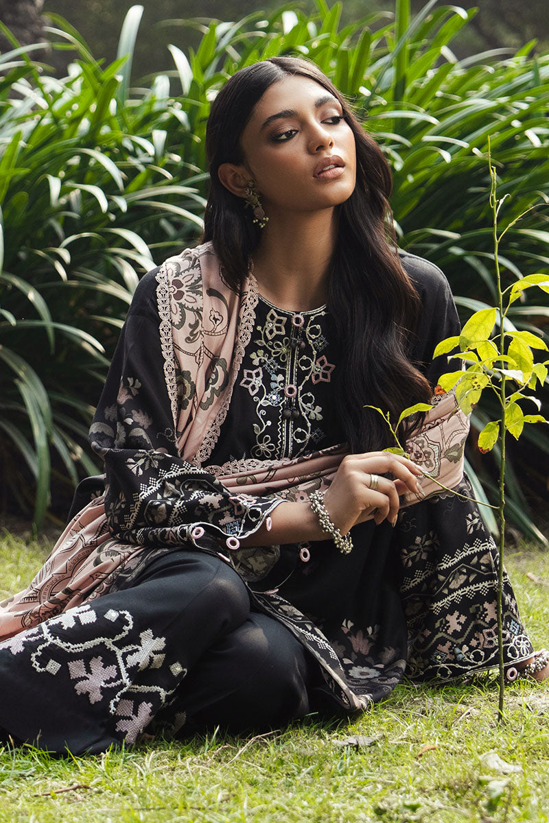 Cross Stitch | Khaddar Linen 25 | BLACK NOIR - Official Cross Stitch stockist in UK - Sakeena London