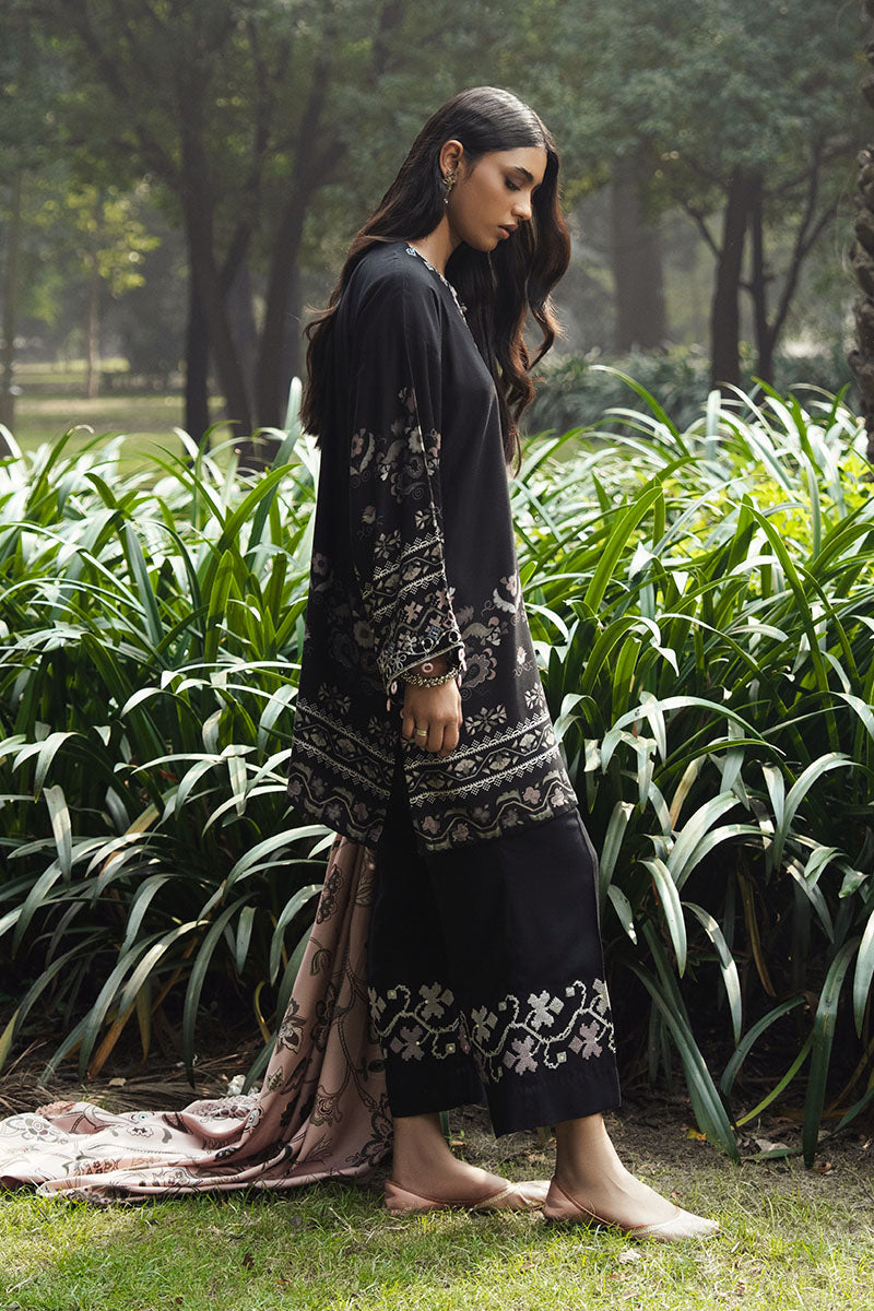 Cross Stitch | Khaddar Linen 25 | BLACK NOIR - Official Cross Stitch stockist in UK - Sakeena London