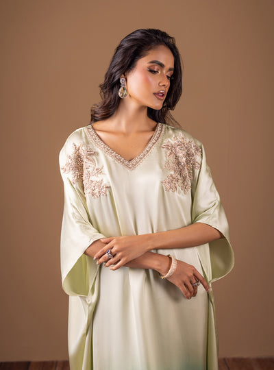 Zainab Chottani | The Kaftan Edit | Aqua Flame - Official Zainab Chottani stockist in UK - Sakeena London