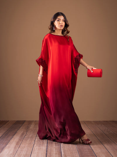 Zainab Chottani | The Kaftan Edit | Flickering Flame - Official Zainab Chottani stockist in UK - Sakeena London