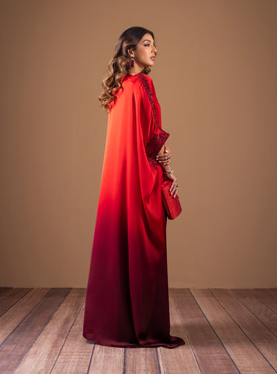 Zainab Chottani | The Kaftan Edit | Flickering Flame - Official Zainab Chottani stockist in UK - Sakeena London