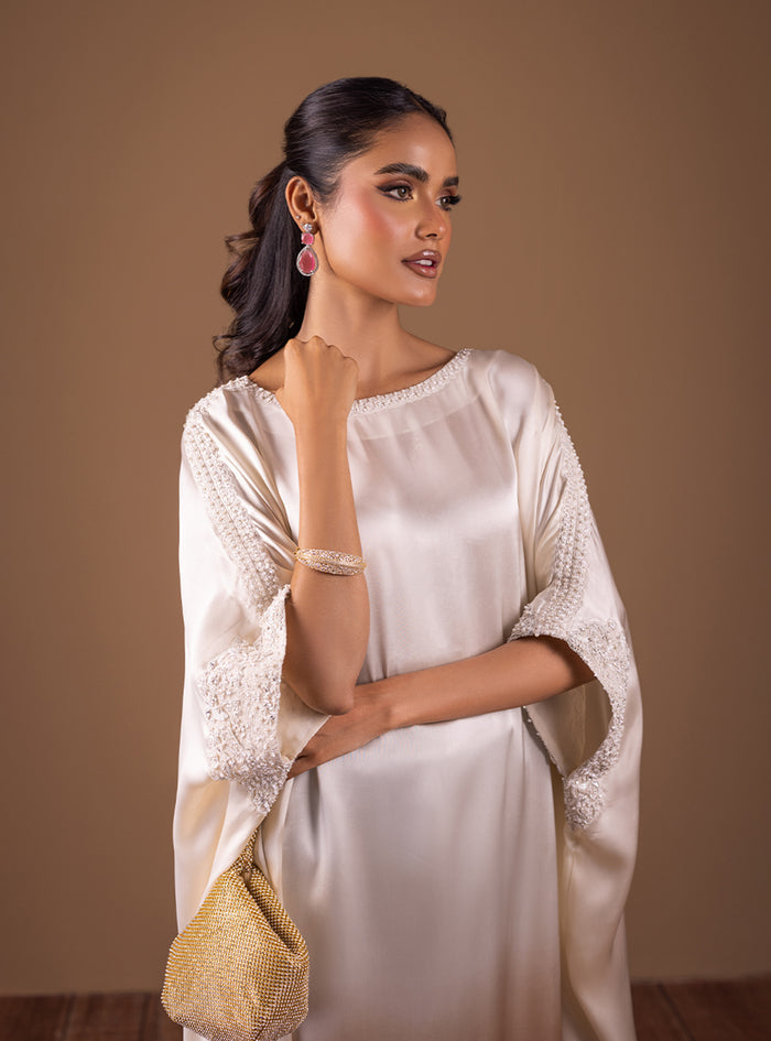 Zainab Chottani | The Kaftan Edit | Champagne Flame - Official Zainab Chottani stockist in UK - Sakeena London