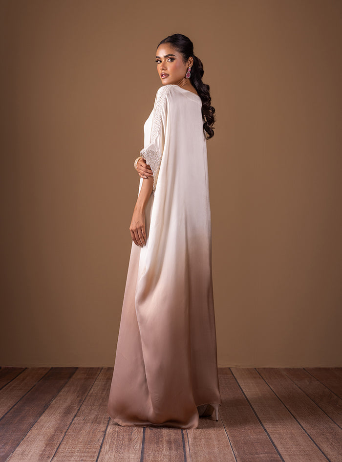 Zainab Chottani | The Kaftan Edit | Champagne Flame - Official Zainab Chottani stockist in UK - Sakeena London