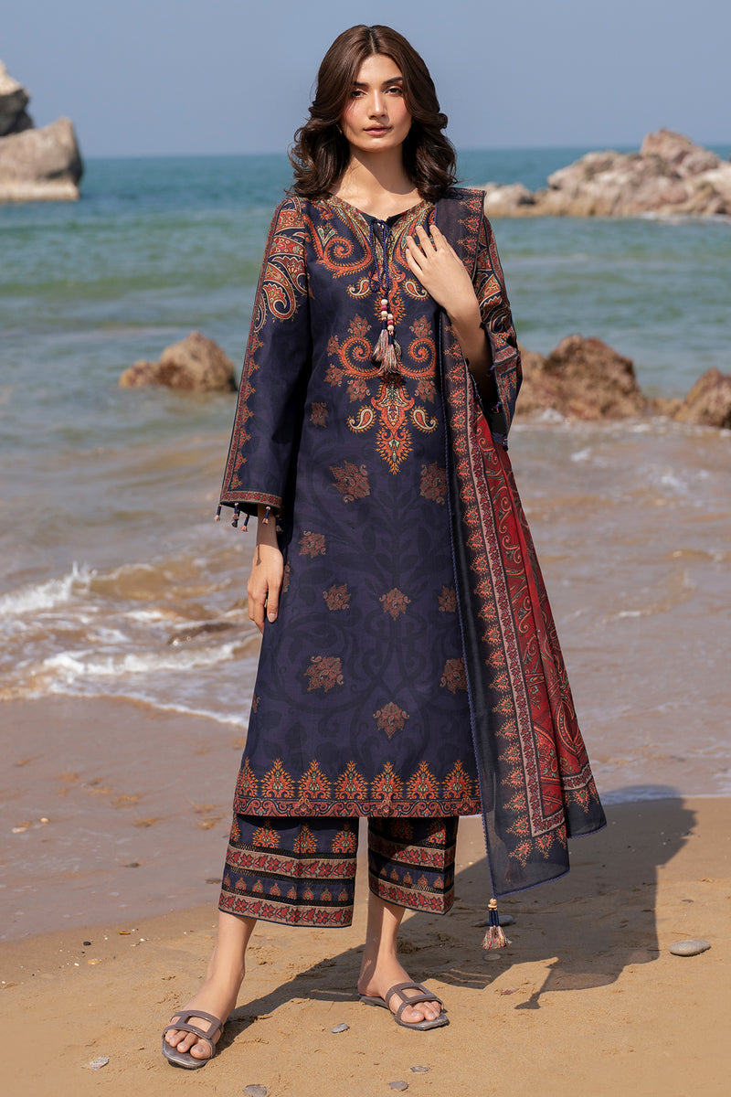Jazmin | Summer Lawn 25 | USE-9171 - Official Jazmin stockist in UK - Sakeena London