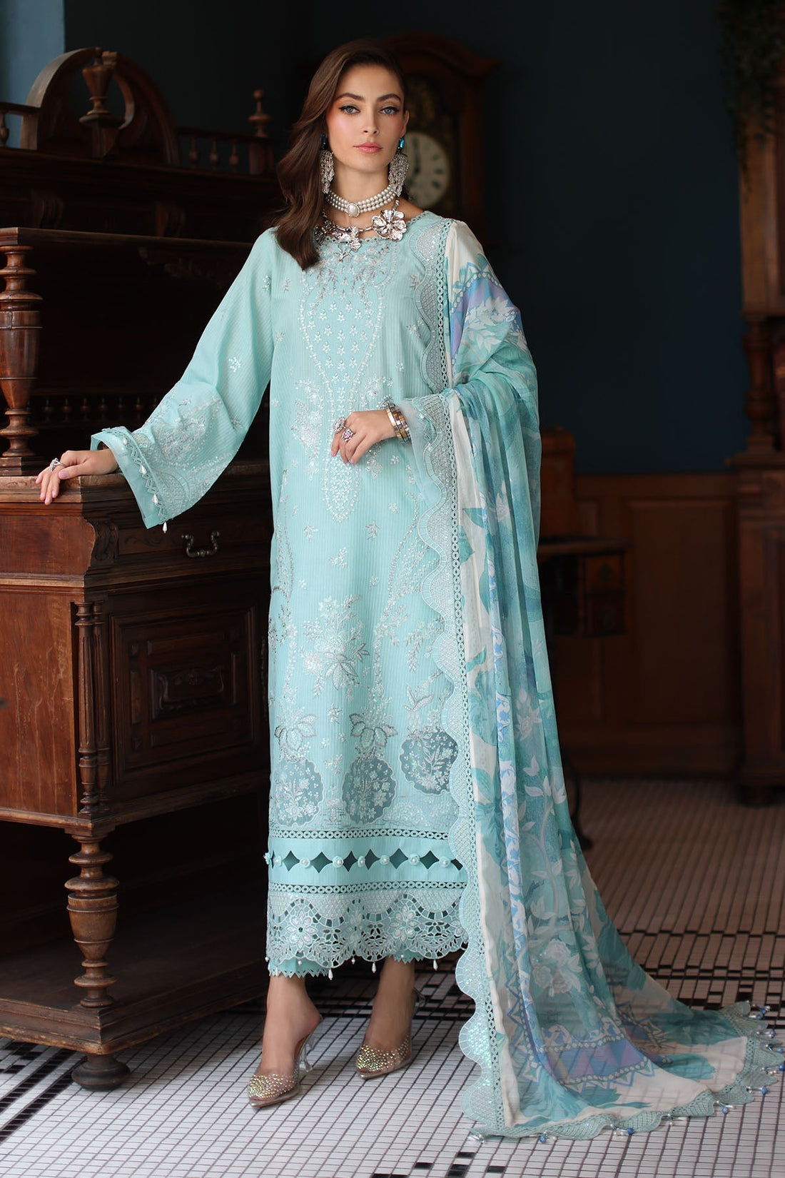 Nureh | Maya Lawn | NS-156 - Official Nureh stockist in UK - Sakeena London