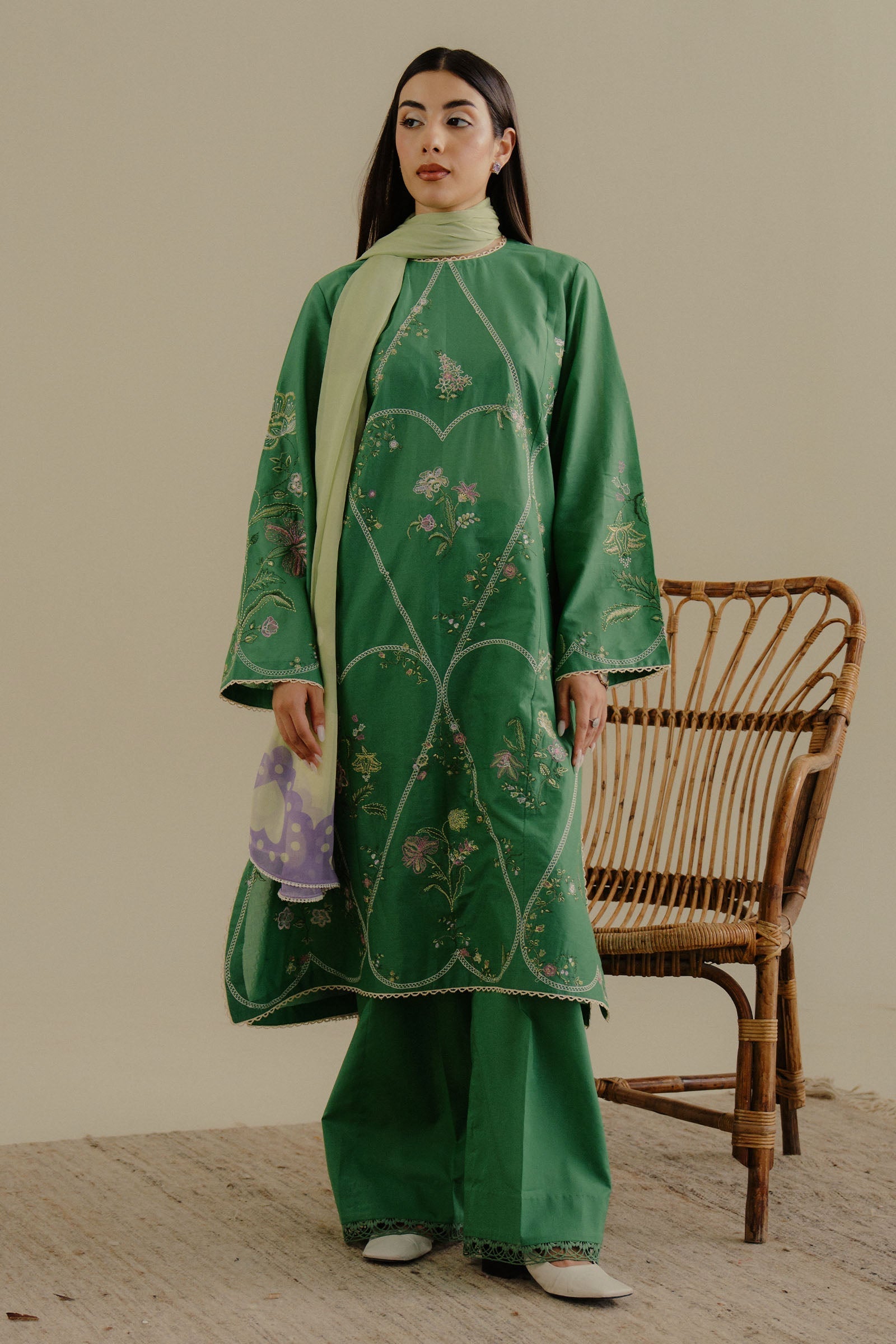 Zara Shahjahan | Coco Lawn 25 | Tara-8B - Official Zara Shahjahan stockist in UK - Sakeena London