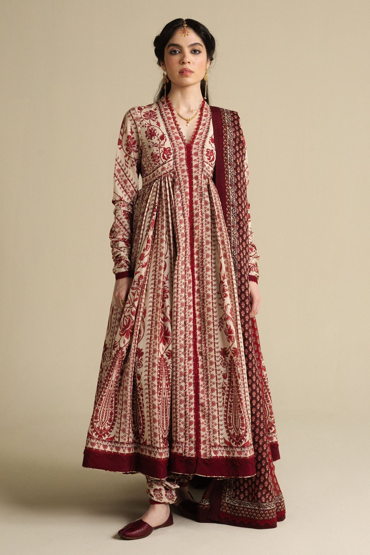 Zara Shahjahan | Anarkali 25 | Kashmiri-D1 - Official Zara Shahjahan stockist in UK - Sakeena London