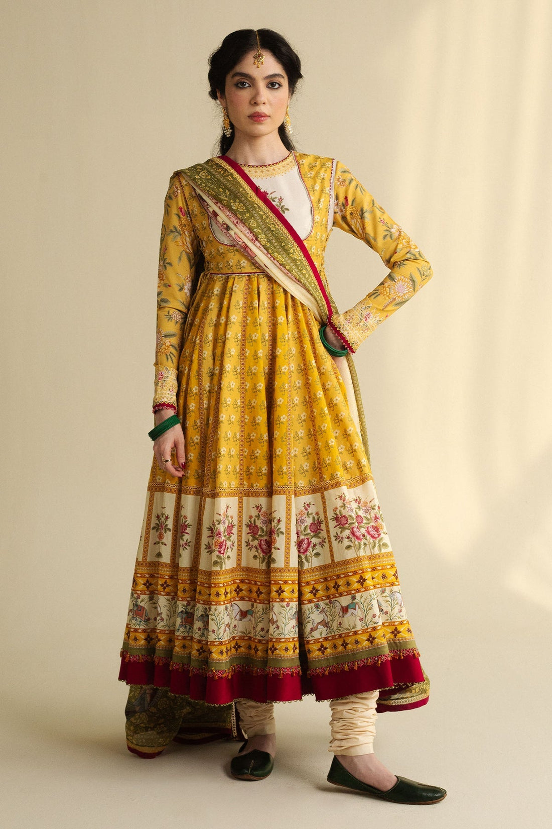 Zara Shahjahan | Anarkali 25 | Amaltas-D3 - Official Zara Shahjahan stockist in UK - Sakeena London