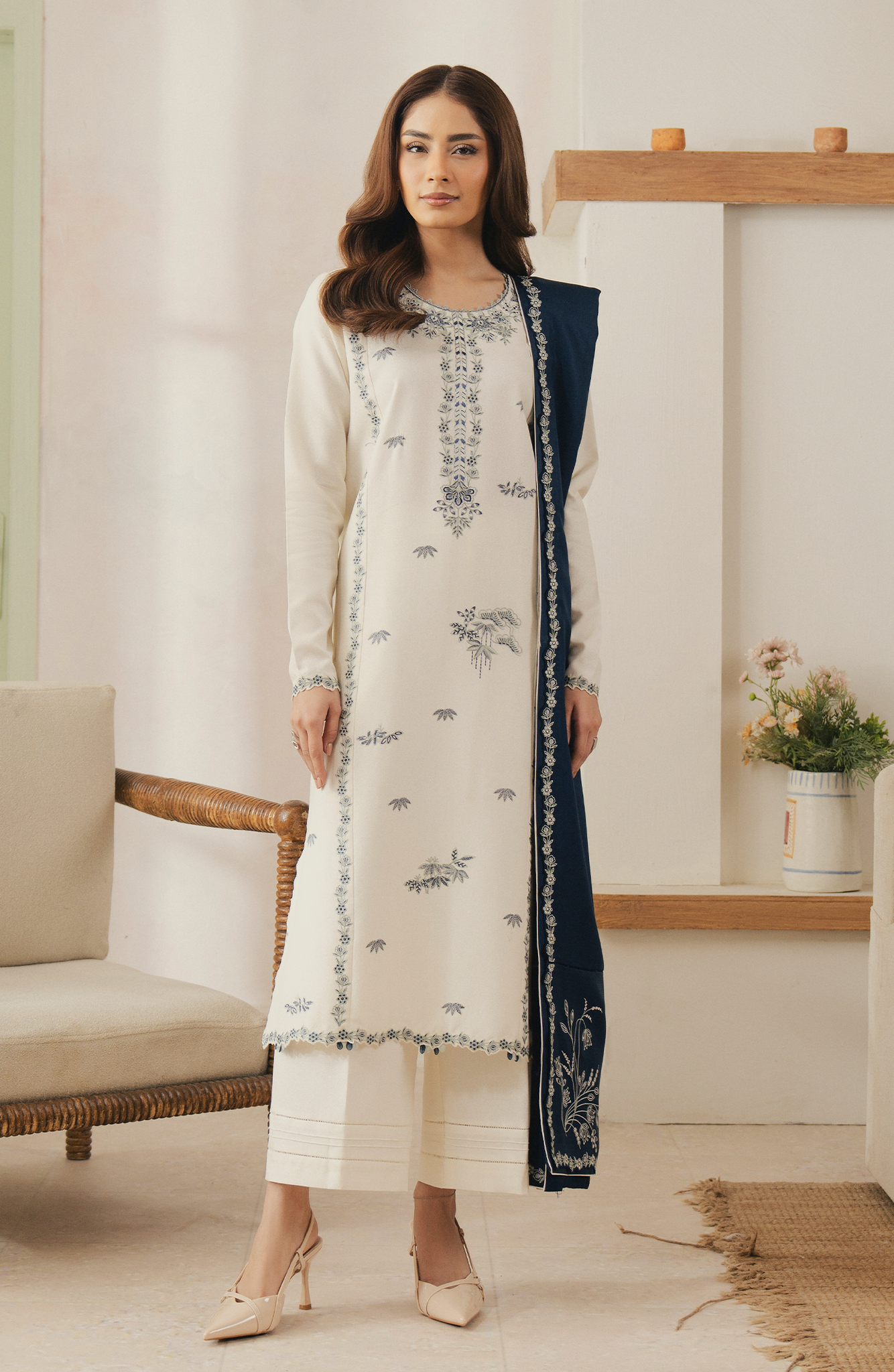 Seran | Winter Embroidered 25 | Ivrene - Official Seran stockist in UK - Sakeena London