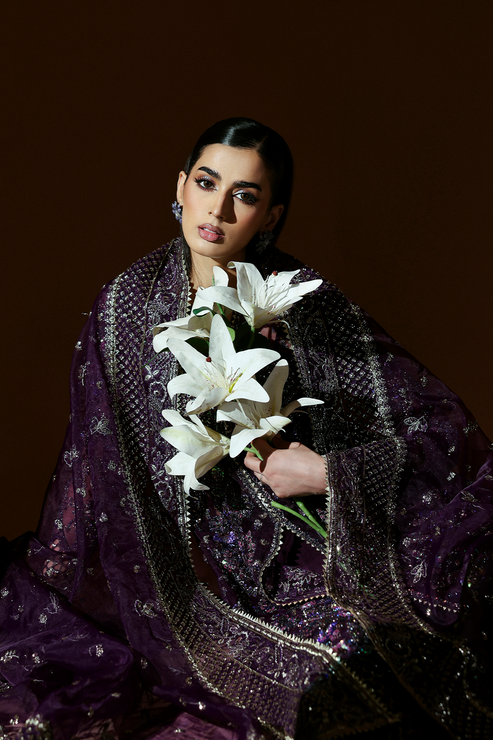 Emaan Adeel | Celestique Formals 25 | AMETHYST - Official Emaan Adeel stockist in UK - Sakeena London