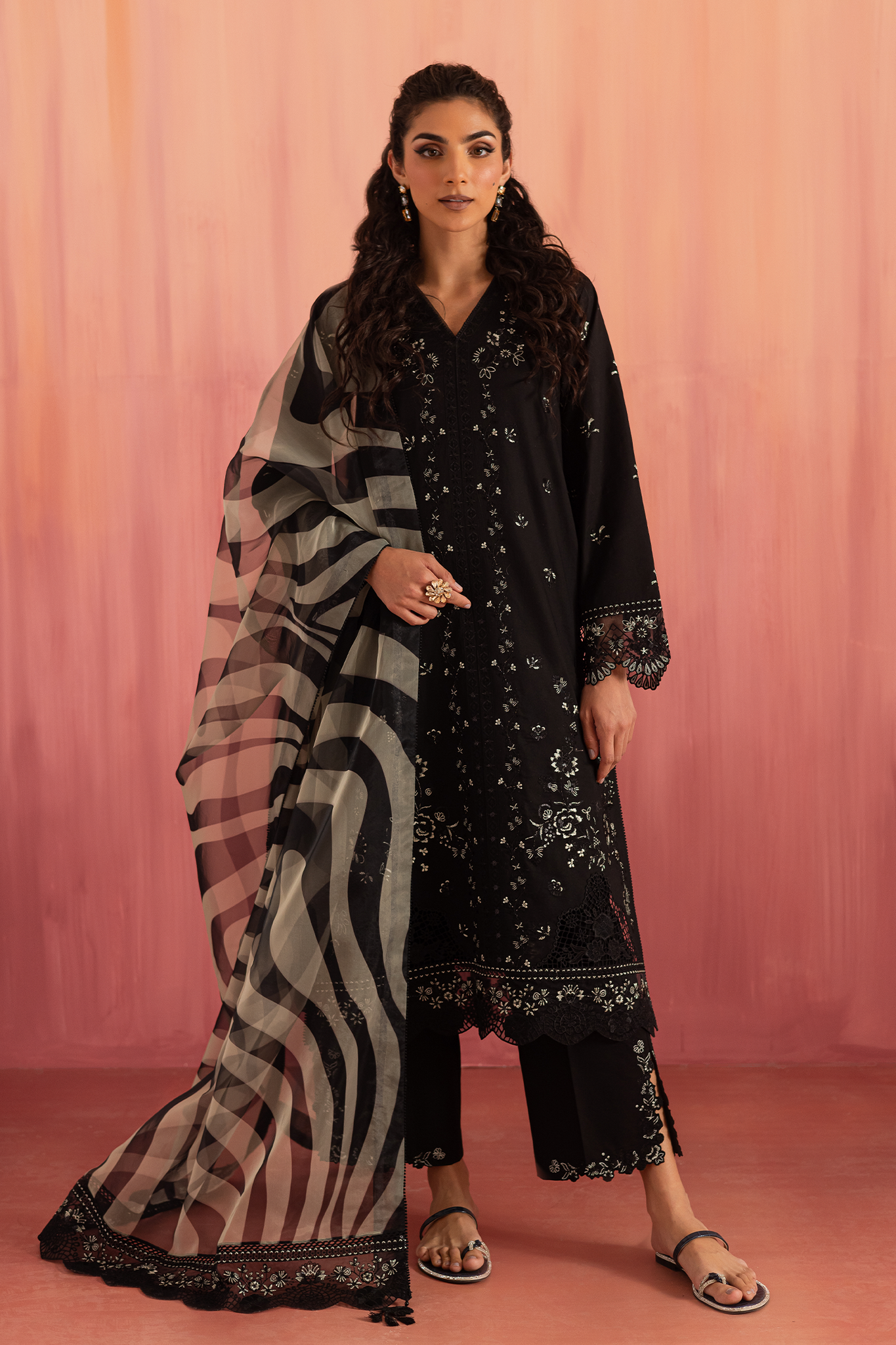 Seran | Nayab Eid Lawn | ZORA - Official Seran stockist in UK - Sakeena London