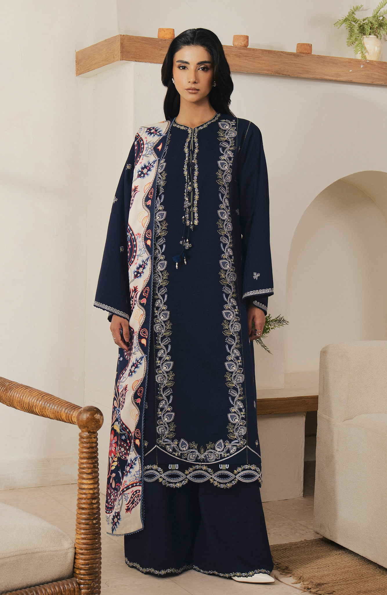 Seran | Winter Embroidered 25 | Arvyn - Official Seran stockist in UK - Sakeena London
