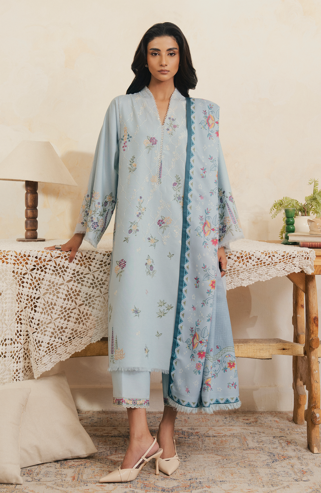Seran | Winter Embroidered 25 | Alviera - Official Seran stockist in UK - Sakeena London
