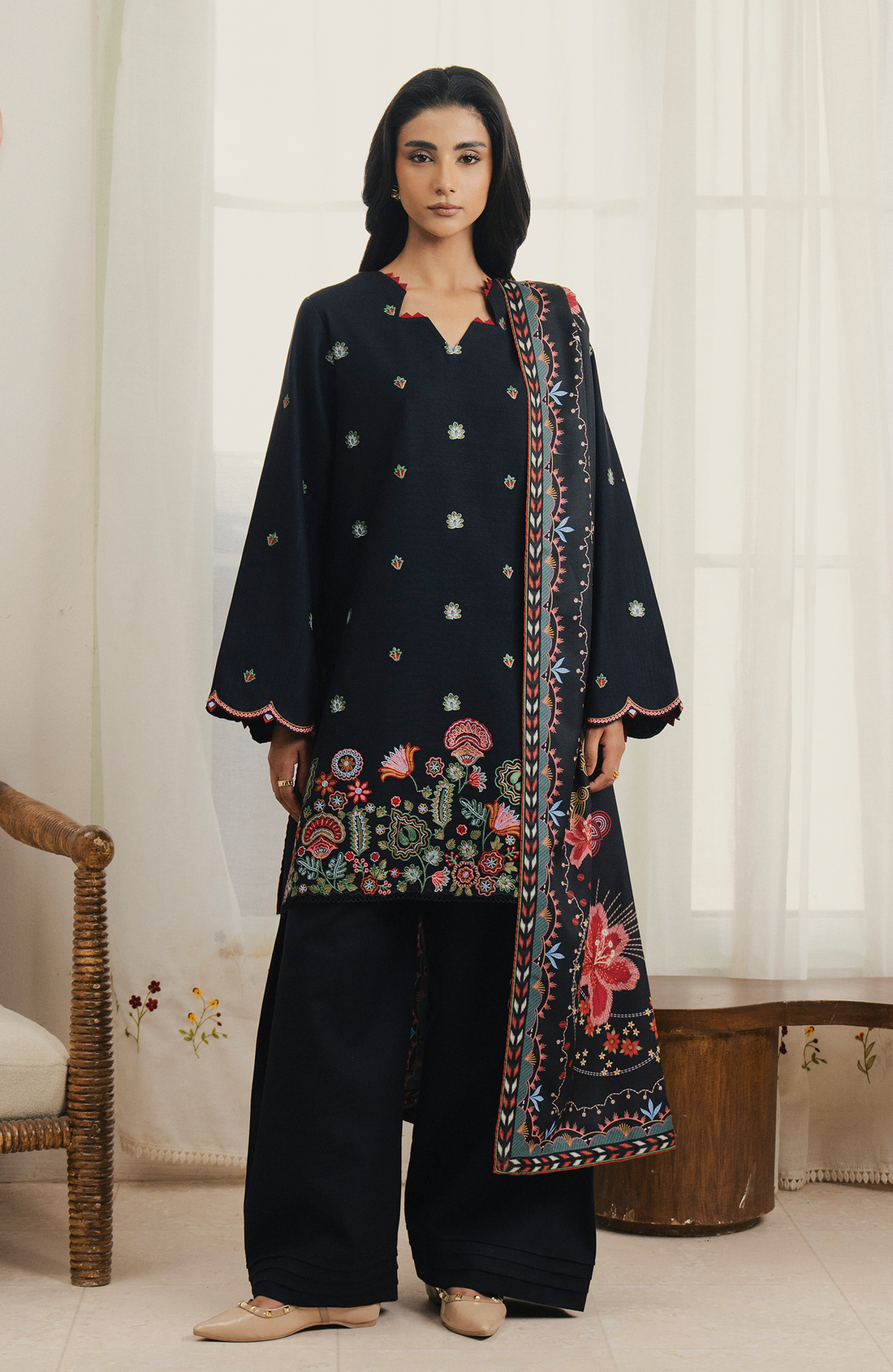 Seran | Winter Embroidered 25 | Nythea - Official Seran stockist in UK - Sakeena London