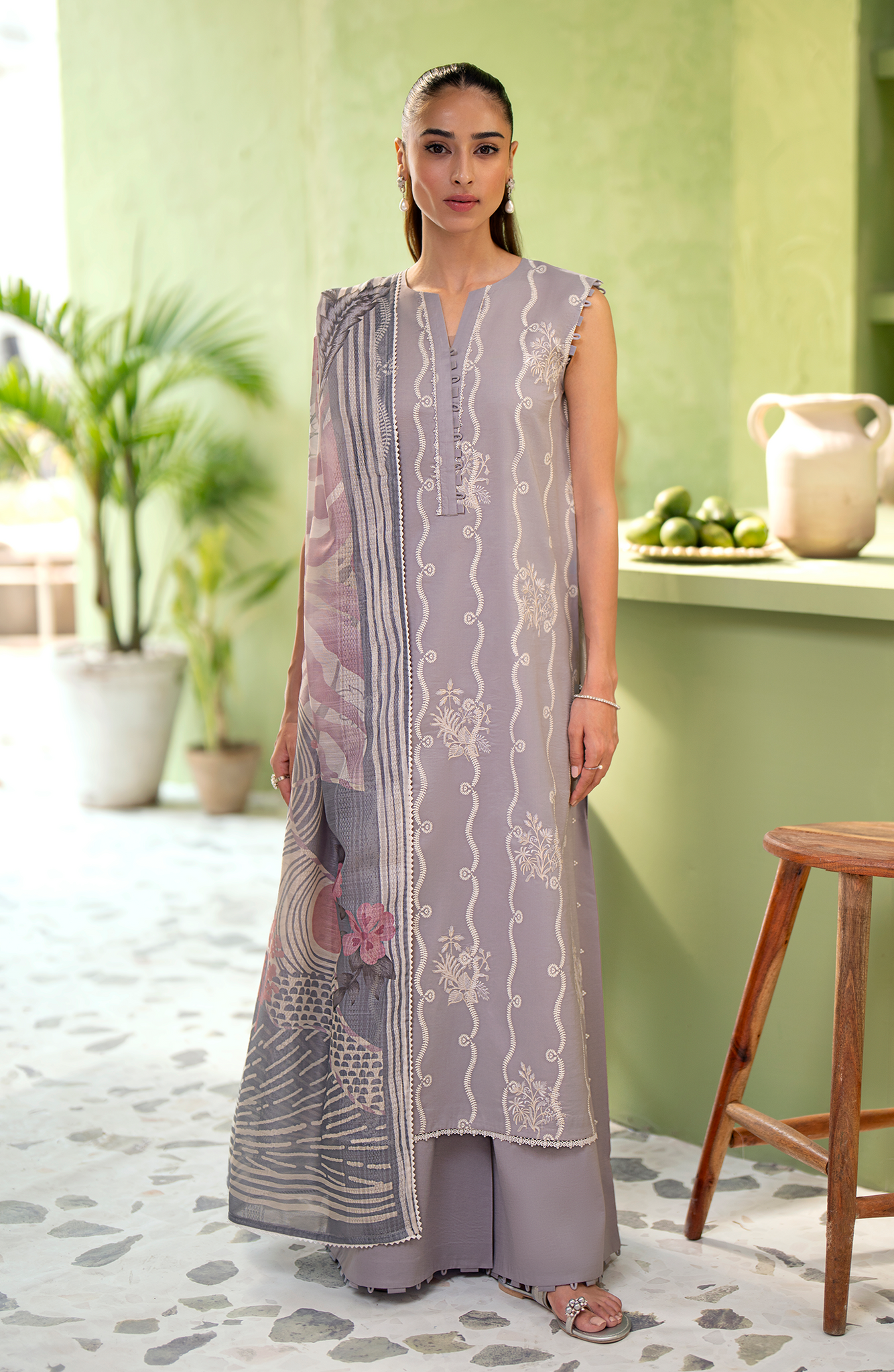 Seran | Artisan Lawn 25 | GRIS - Official Seran stockist in UK - Sakeena London