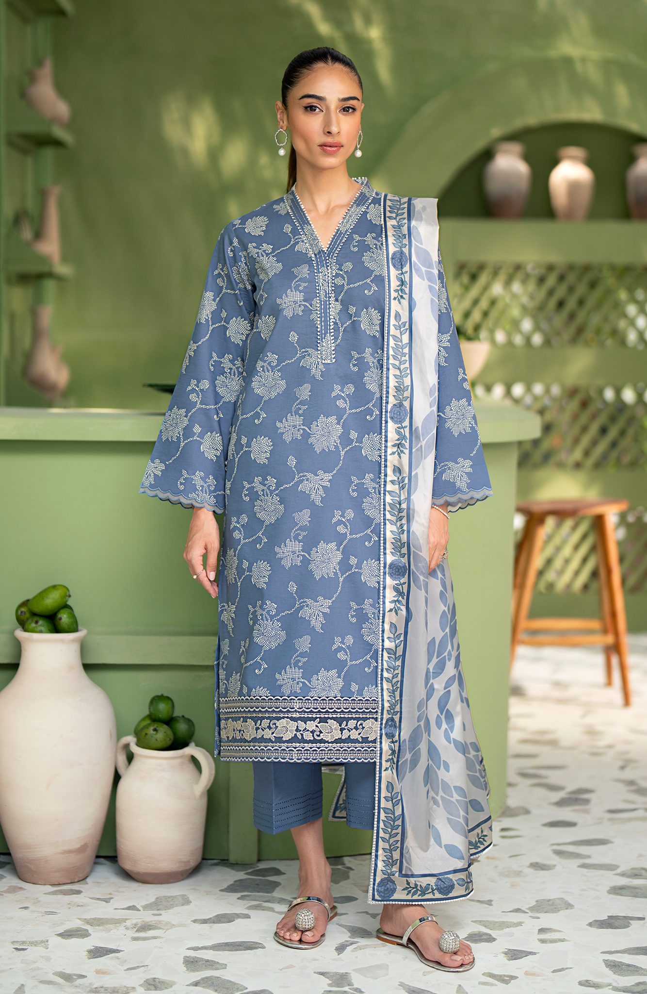 Seran | Artisan Lawn 25 | AEGEAN - Official Seran stockist in UK - Sakeena London