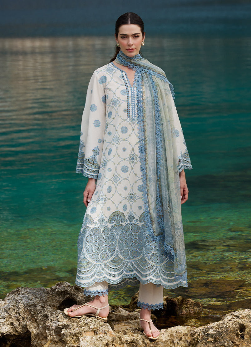 Image | Lawnkari 25 | Mila - Official Image stockist in UK - Sakeena London