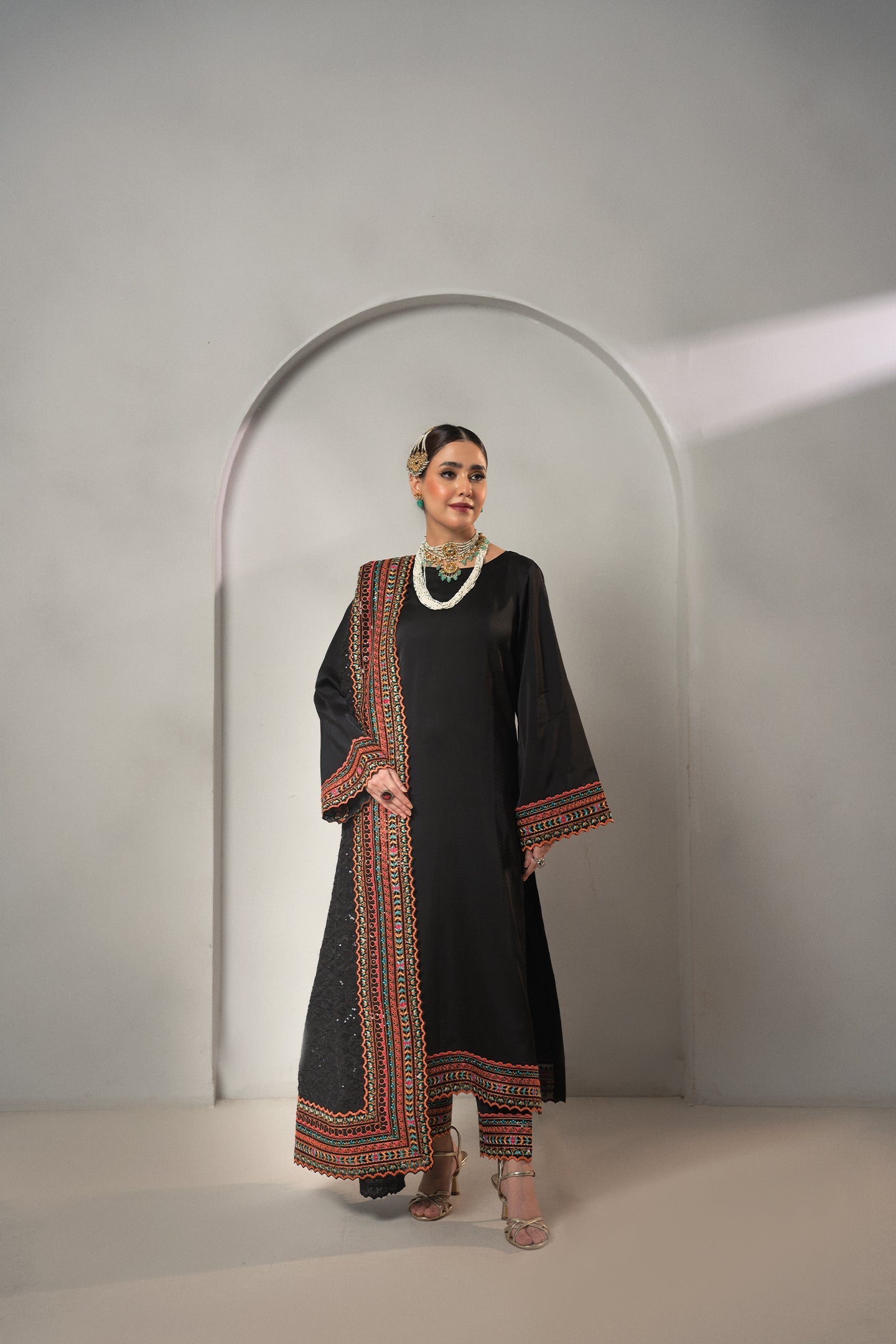 Fozia Khalid | Dilkash Festive Wear 25 | Zehnaseeb - Official Fozia Khalid stockist in UK - Sakeena London