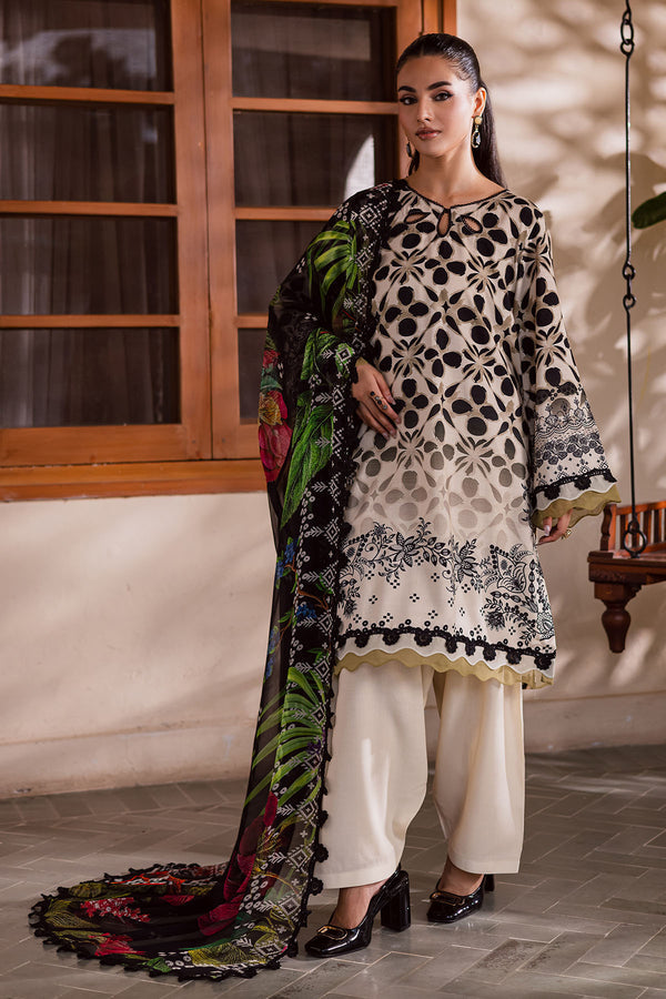 Nureh | Signature Printed Linen | SP-166 - Official Nureh stockist in UK - Sakeena London