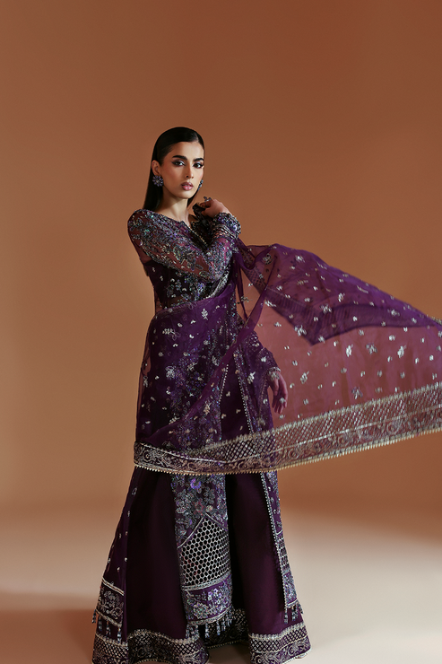 Emaan Adeel | Celestique Formals 25 | AMETHYST - Official Emaan Adeel stockist in UK - Sakeena London