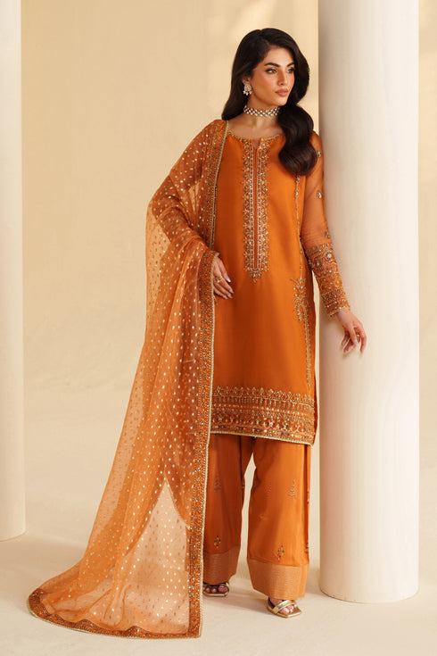 Naqshi | Feemora Organza Raw Silk | Yameen - Official Naqshi stockist in UK - Sakeena London