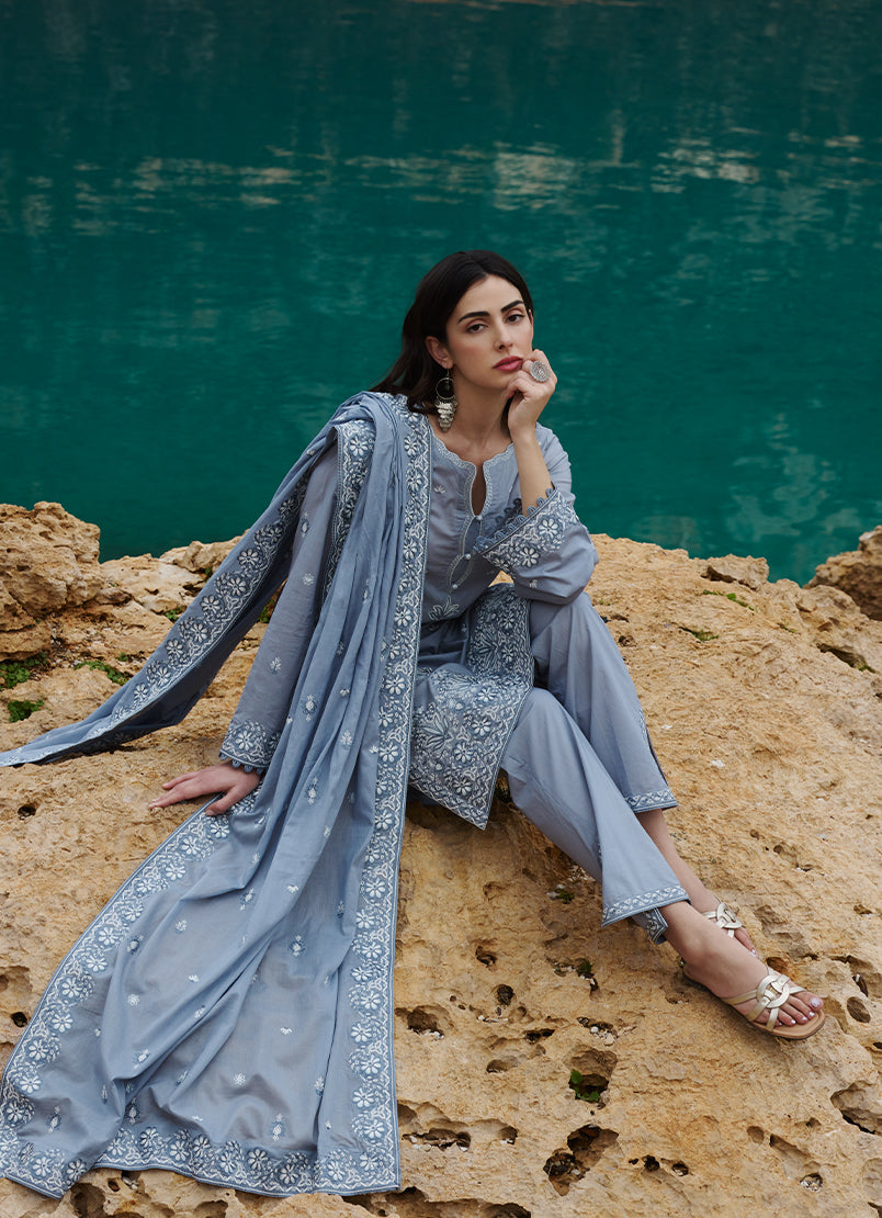 Image | Lawnkari 25 | Defne - Official Image stockist in UK - Sakeena London