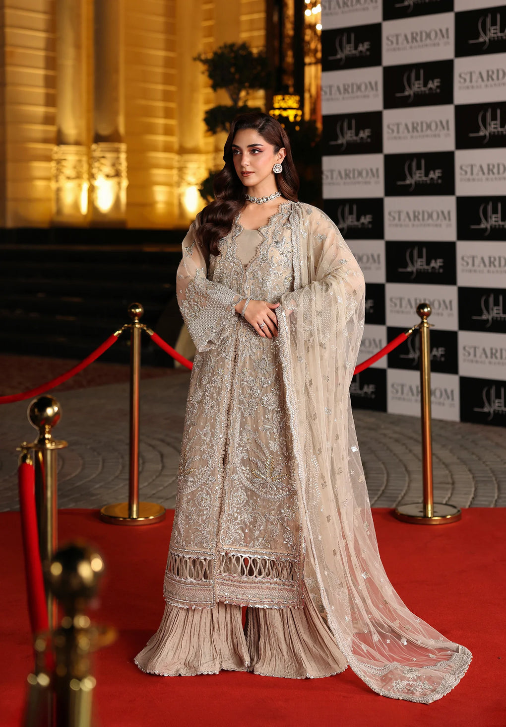 Elaf Premium | Stardom Formal Handwork 25 | ESH-08 STARDUST - Official Elaf Premium stockist in UK - Sakeena London