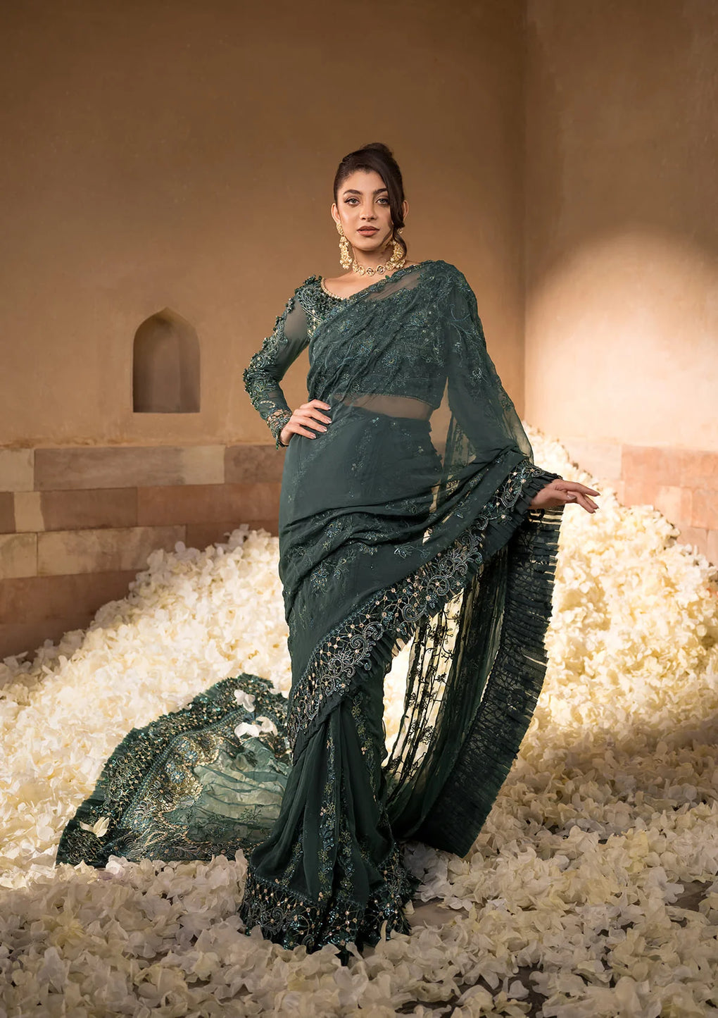 Elaf Premium | Formal Handwork Collection | EFH-01 JAHAN ARA - Official Elaf Premium stockist in UK - Sakeena London