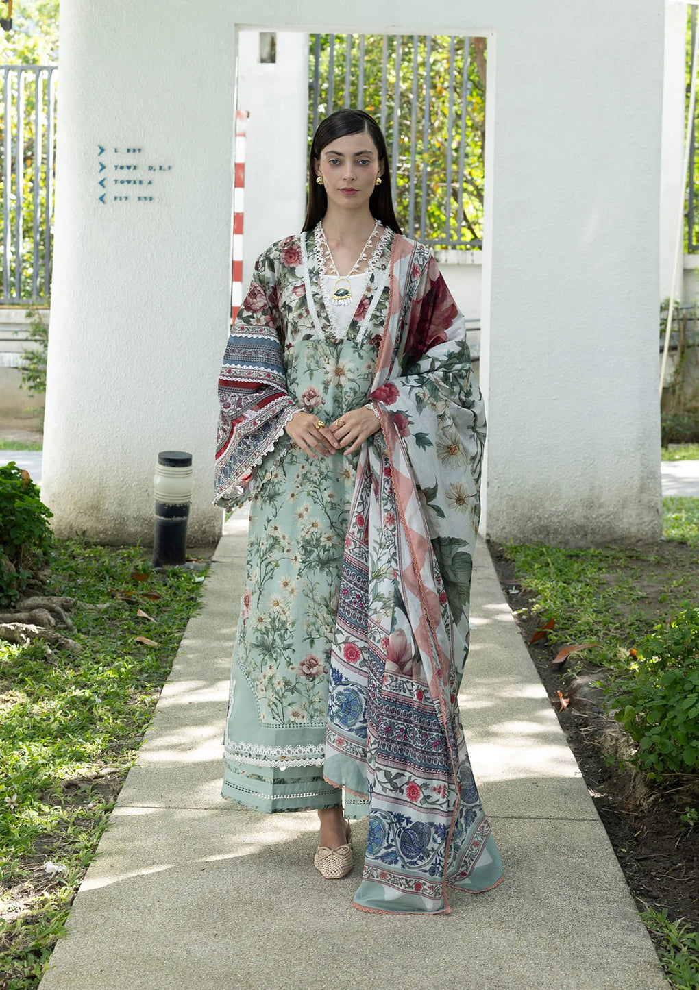 Elaf Premium | Prints Collection 26 | EPN-6B OPALINE GARDEN by Elaf Premium – Pakistani designer wear