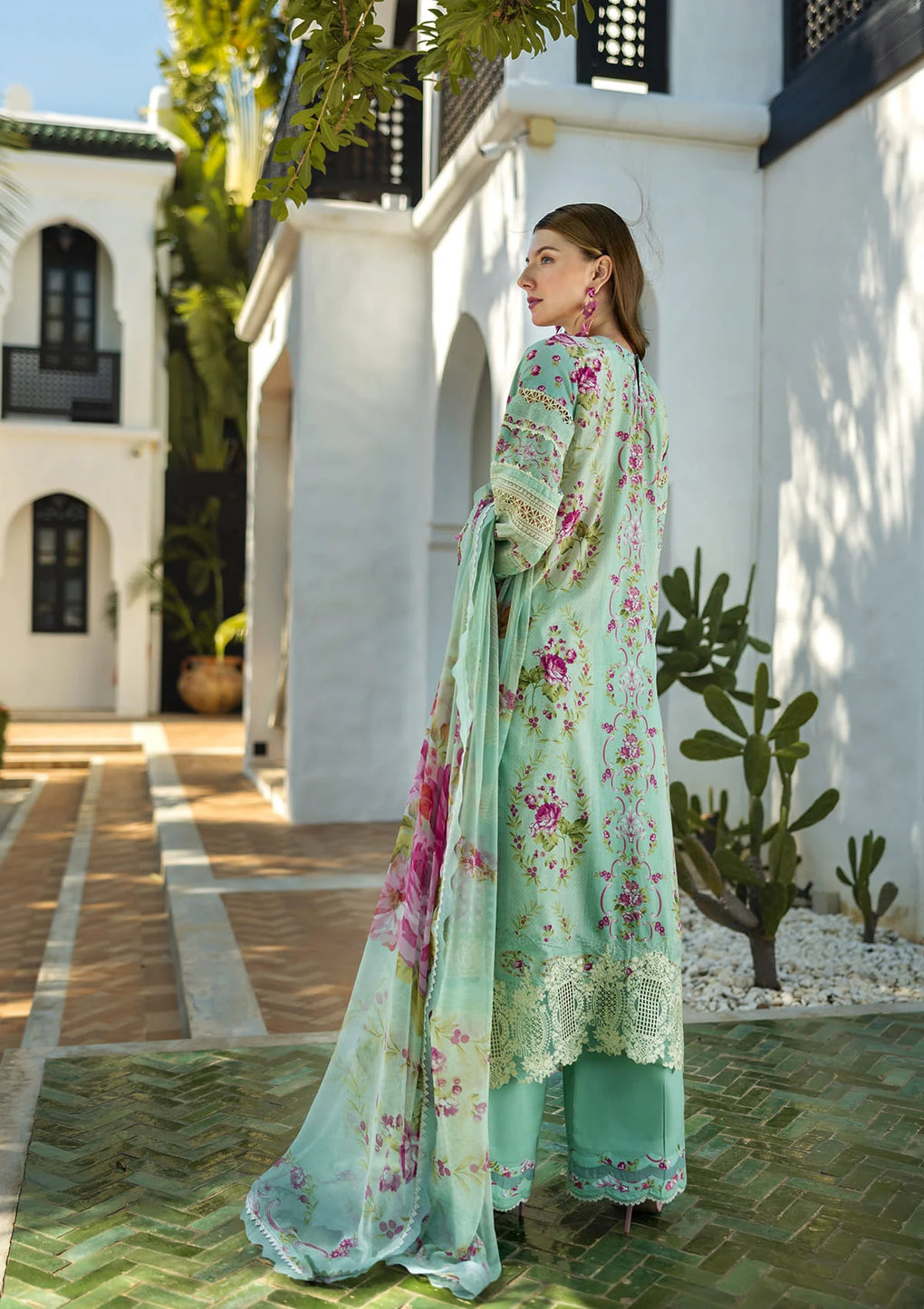 Elaf Premium | Signature 25 | ETS-03A TURQUOISE - Official Elaf Premium stockist in UK - Sakeena London