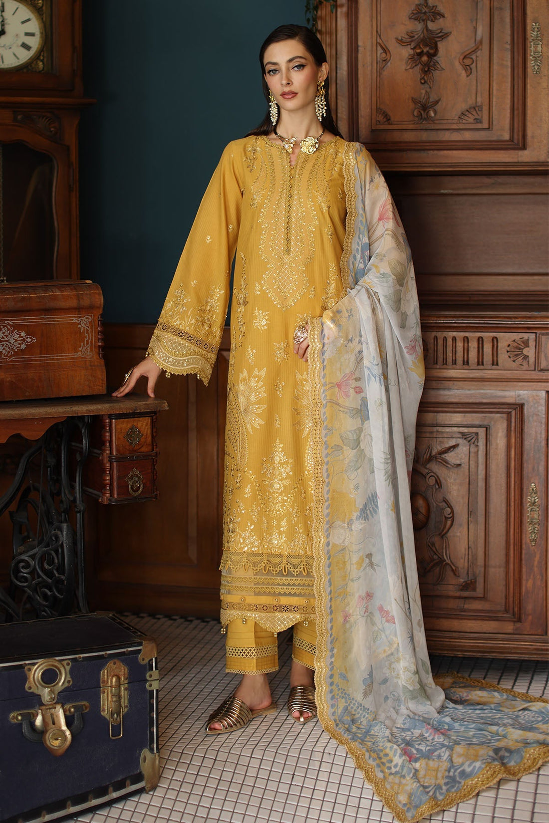 Nureh | Maya Lawn | NS-155 - Official Nureh stockist in UK - Sakeena London