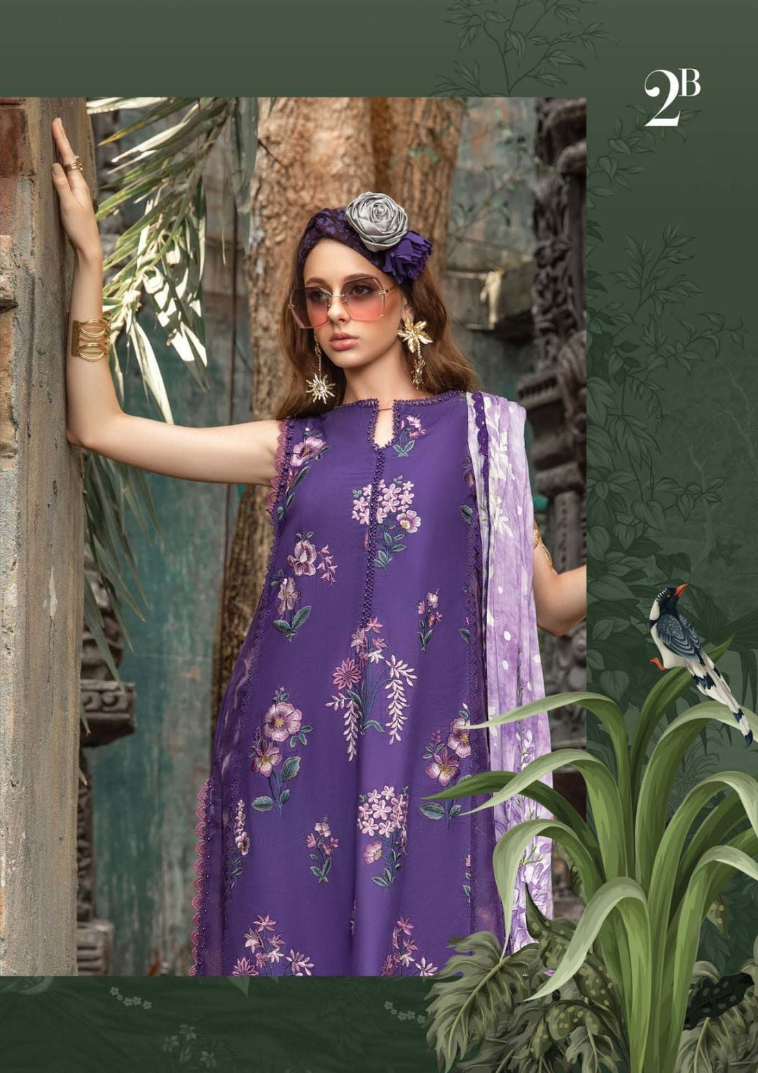 Lawn Collection - Maria B - M Print - D#2 B