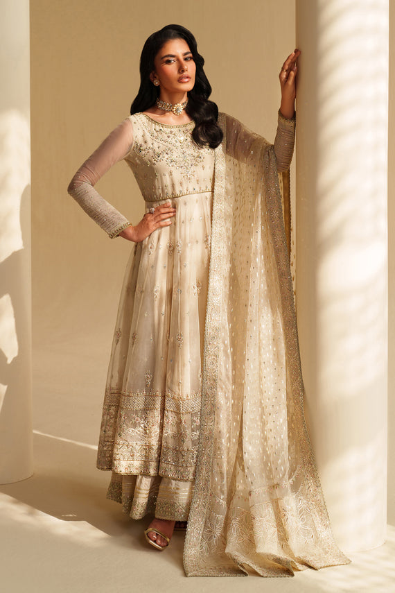 Naqshi | Feemora Organza Raw Silk | Aroha - Official Naqshi stockist in UK - Sakeena London