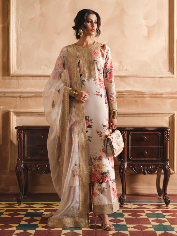Humjoli | Luxury Collection | Beige Rose - Official Humjoli stockist in UK - Sakeena London