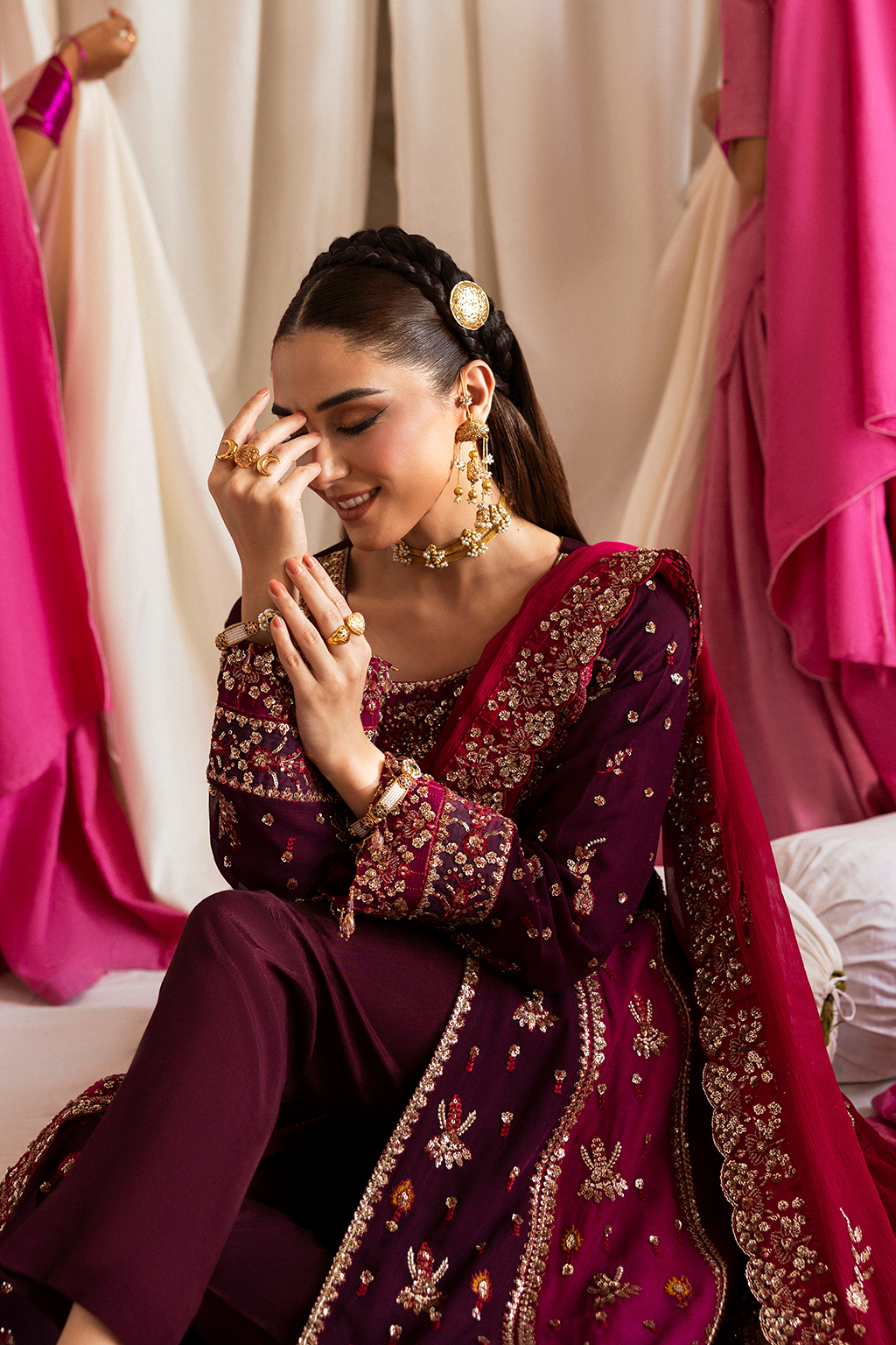 Emaan Adeel I The Empress Wedding Formals I AVORIA - Official Emaan Adeel stockist in UK - Sakeena London
