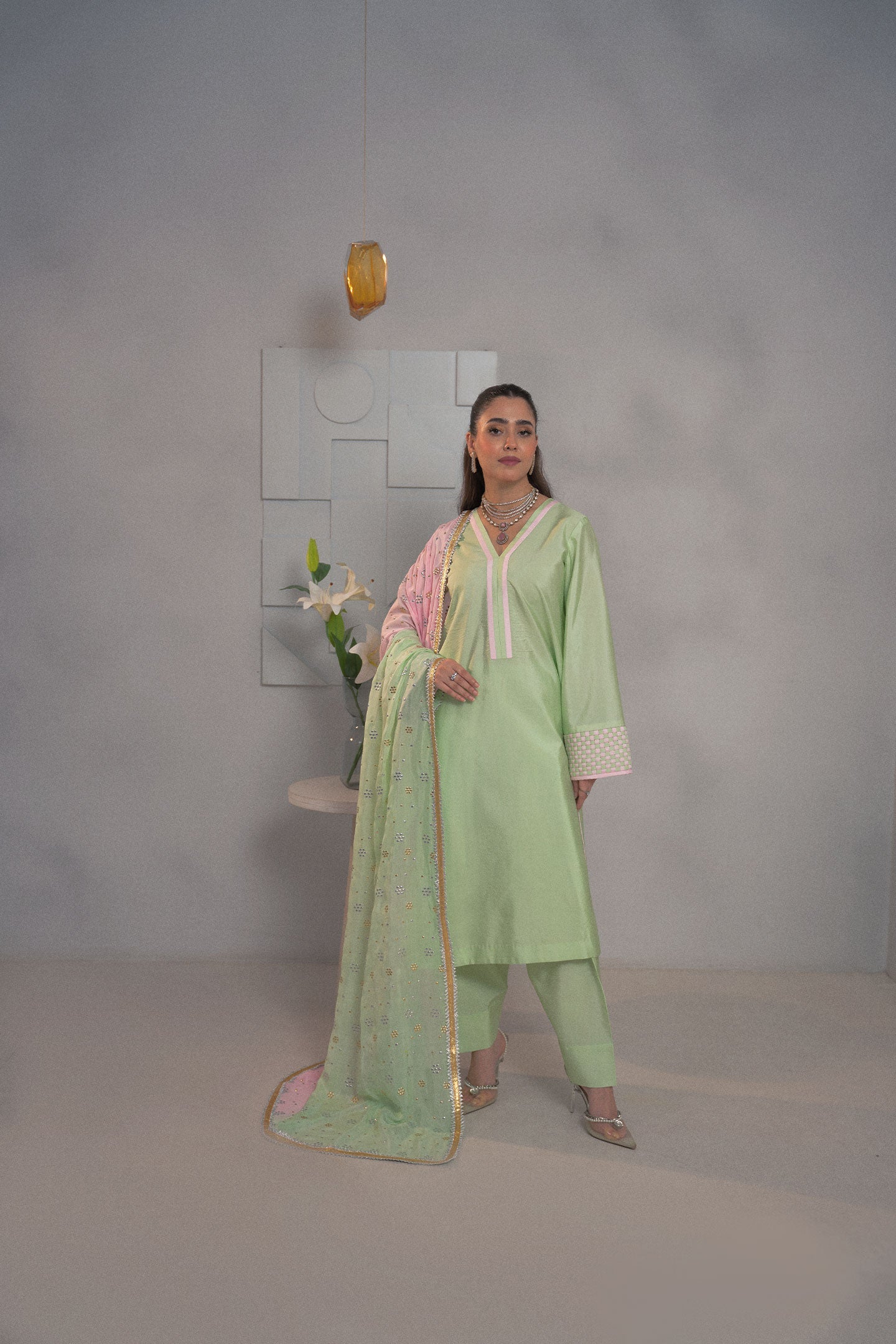 Fozia Khalid | Dilkash Festive Wear 25 | Alaya - Official Fozia Khalid stockist in UK - Sakeena London