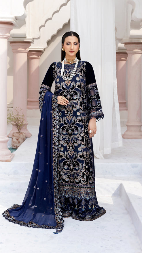 Zebtan | Andaz e Makhmal | ZAM-01 - Official Zebtan stockist in UK - Sakeena London