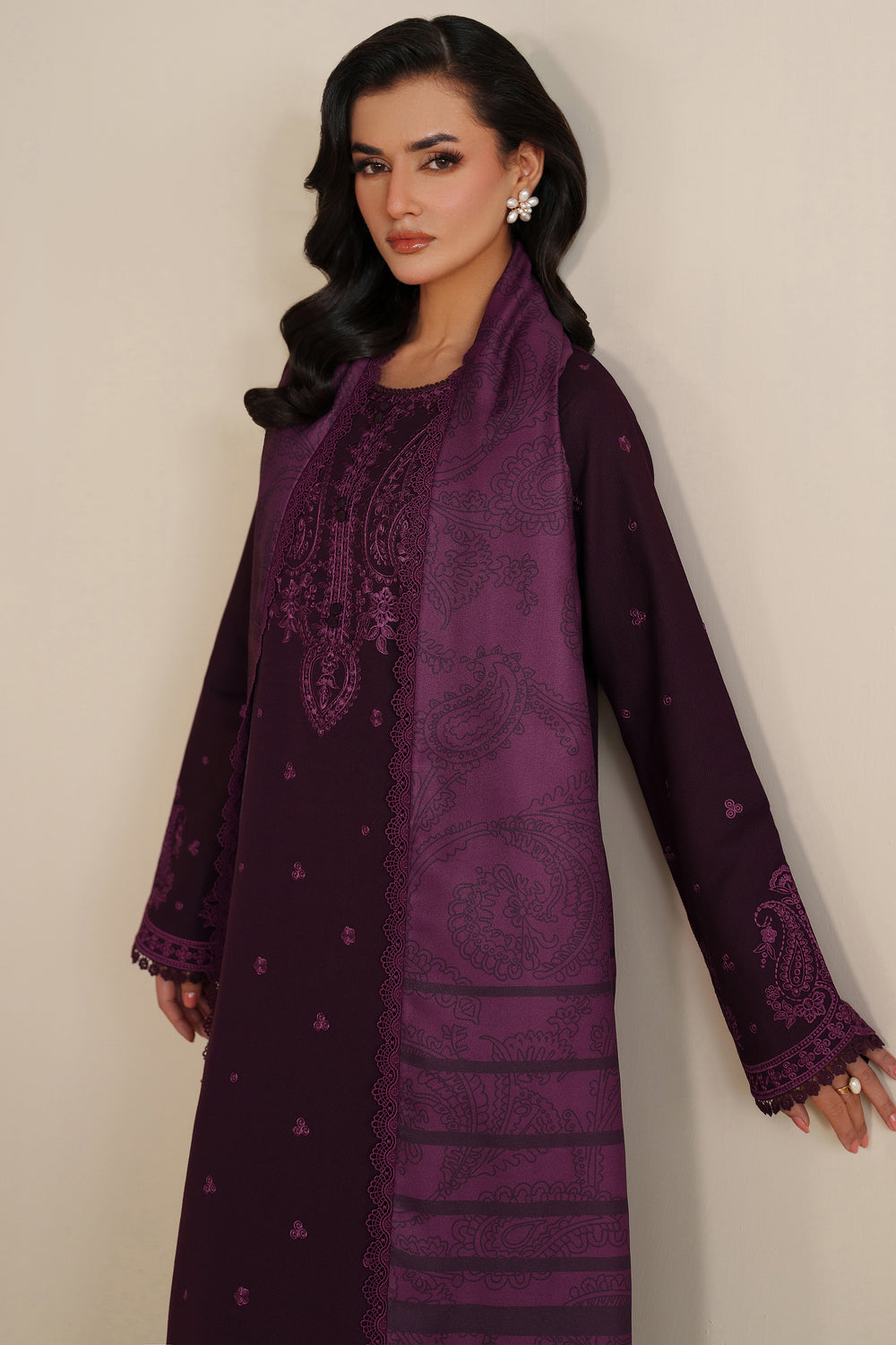 Farasha | Winter Spell 25 | Violett - Official Farasha stockist in UK - Sakeena London