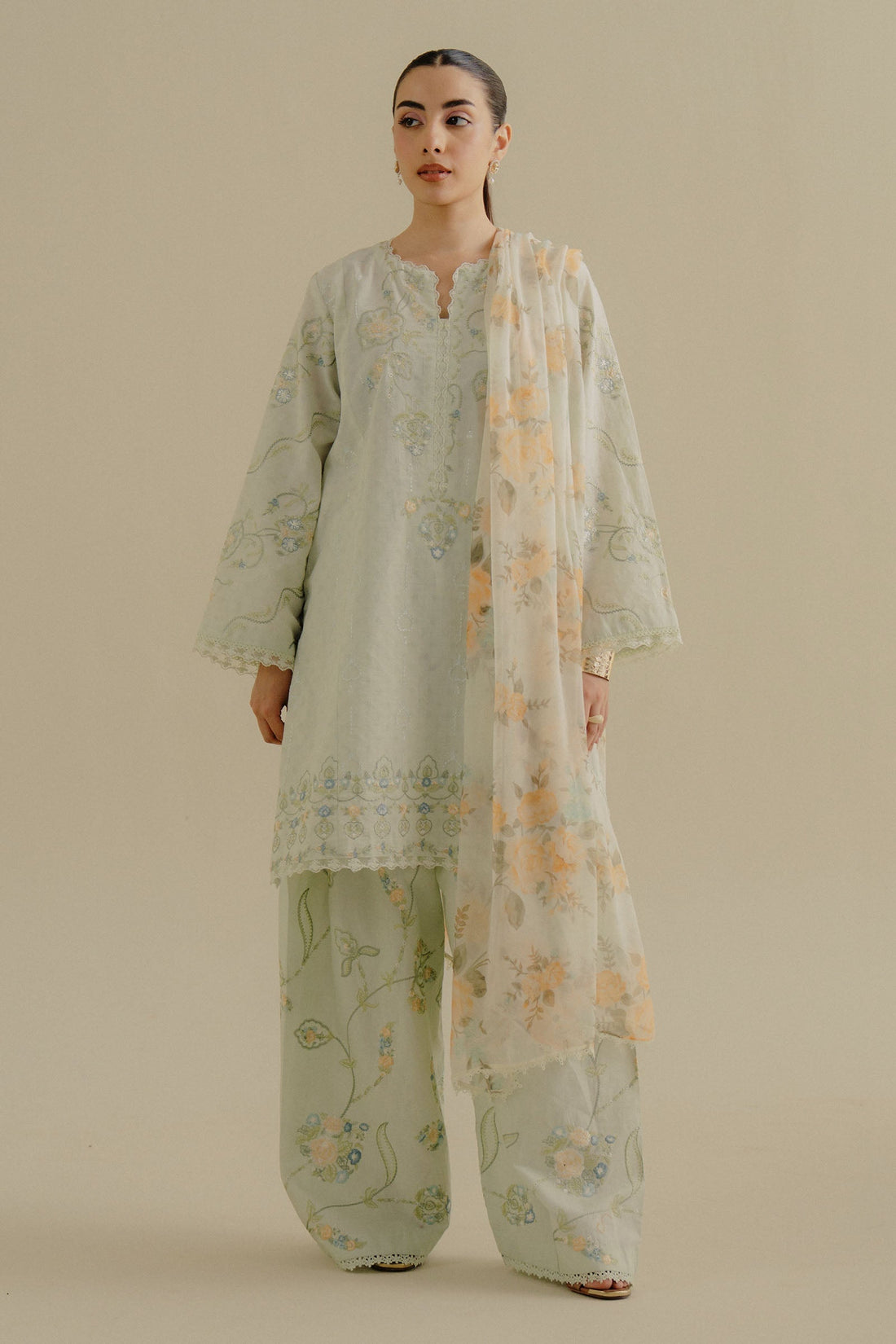 Zara Shahjahan | Coco Lawn 25 | Elva-1B - Official Sakeena London stockist in UK - Sakeena London