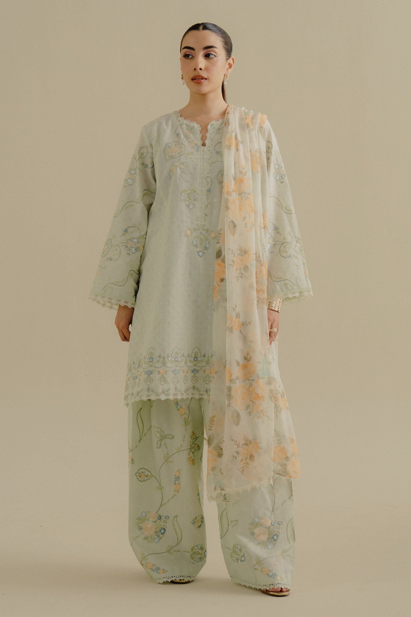 Zara Shahjahan | Coco Lawn 25 | Elva-1B - Official Sakeena London stockist in UK - Sakeena London
