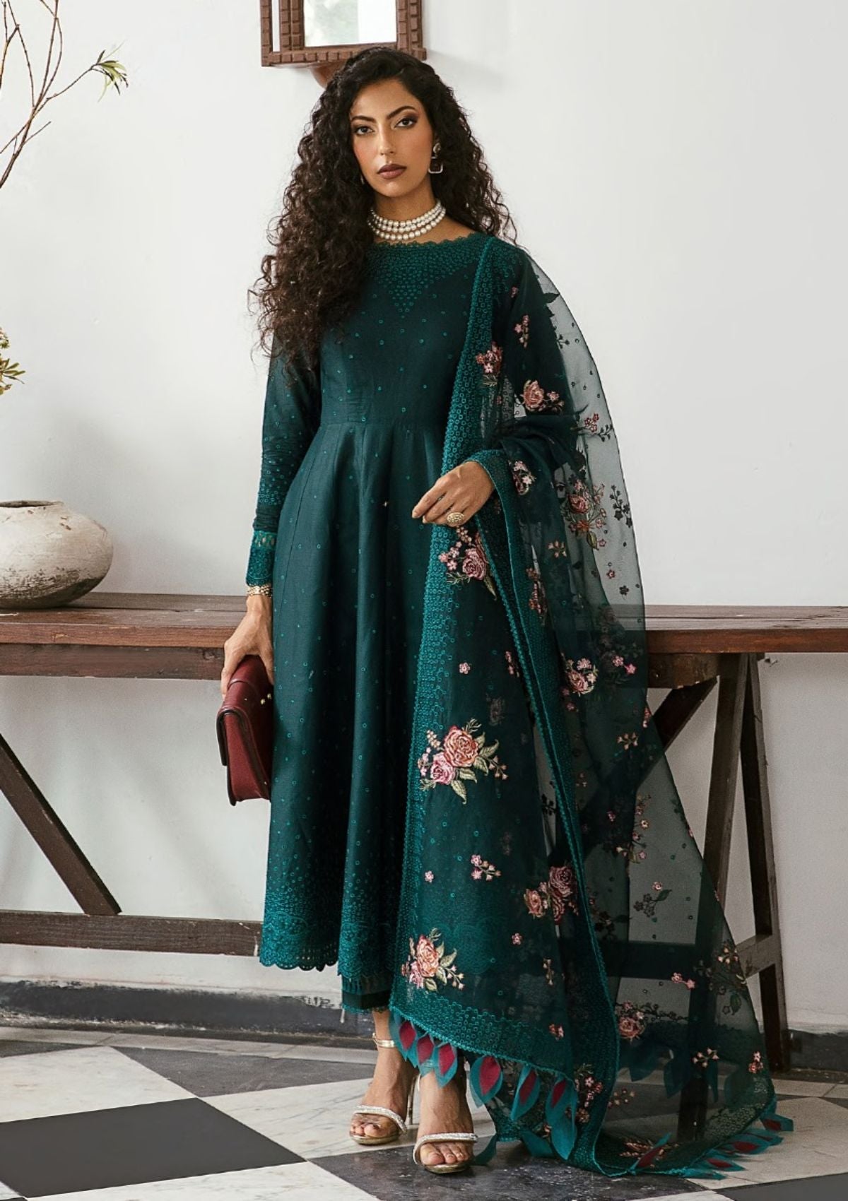 Lawn Collection - Jazmin - Iris - S/S - D#03 Green Gemstone